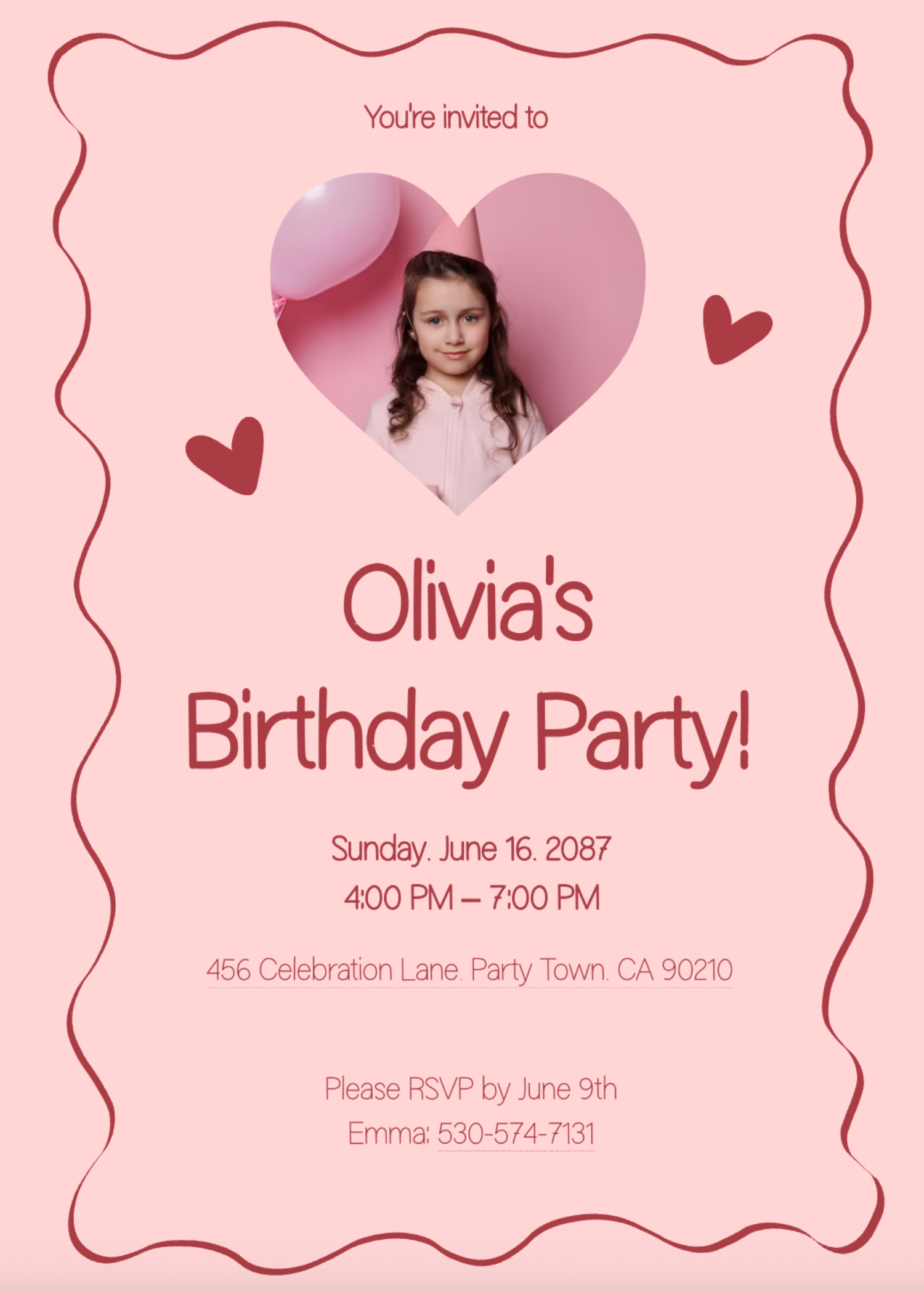 Party Invitation Generator