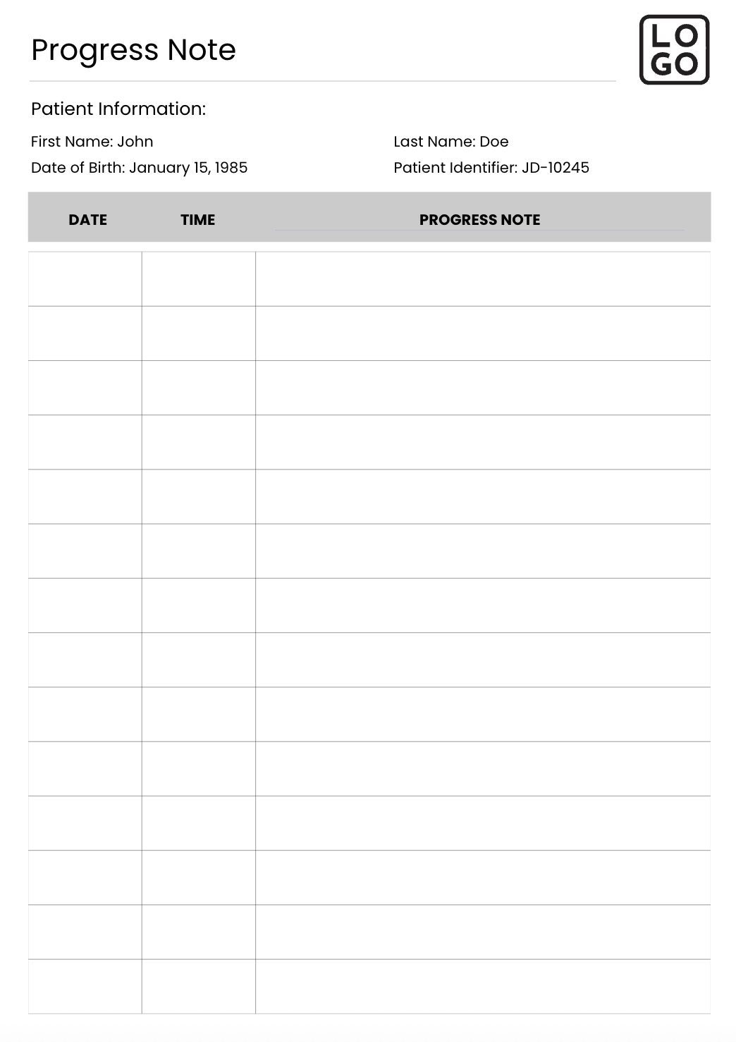 Progress Note Generator