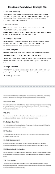 Strategy Plan Generator