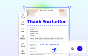 Thank You Letter Generator