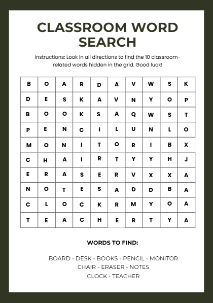 Word Search Generator