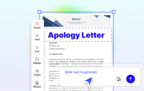 Apology Letter