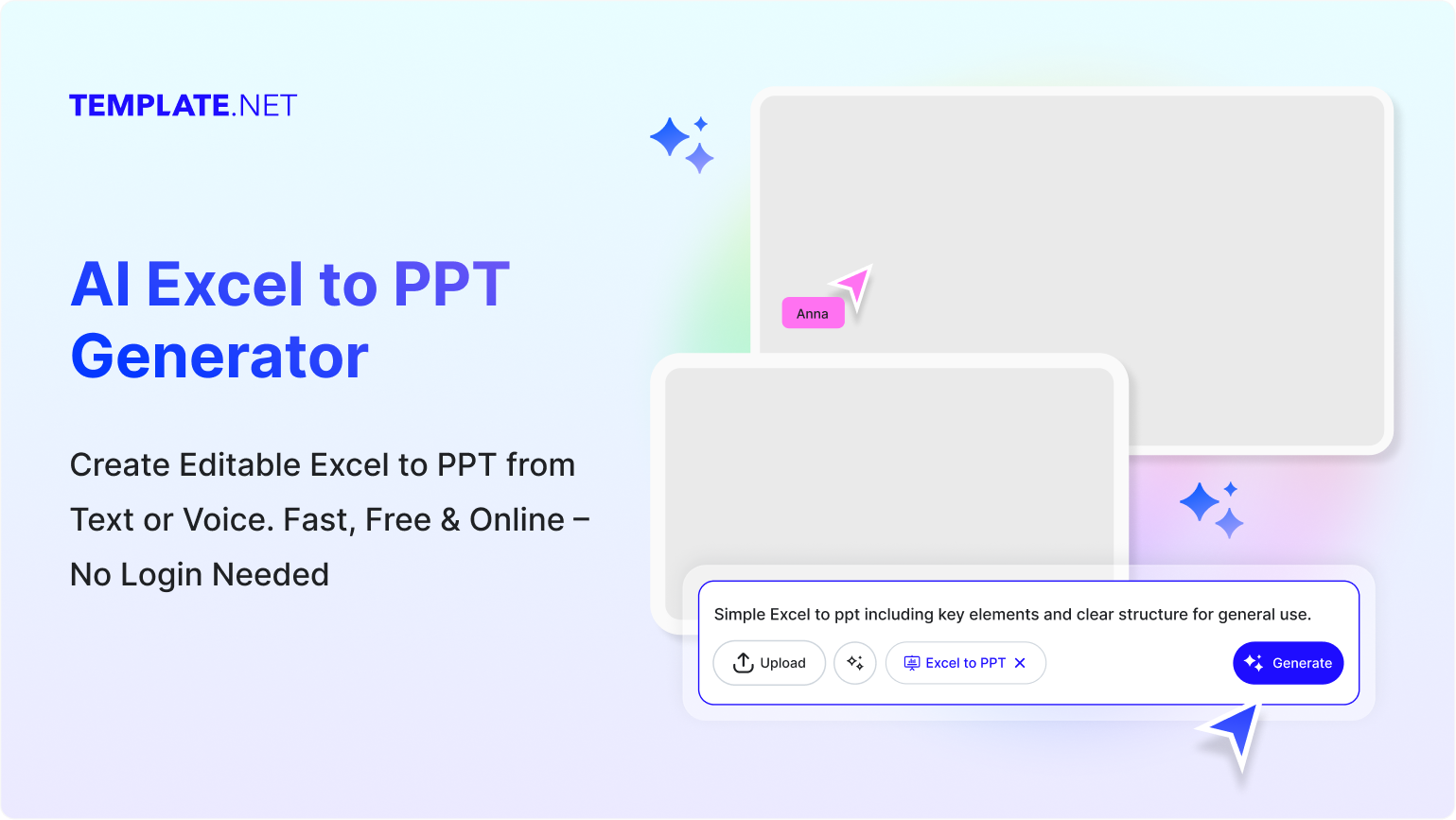 Free Excel to PPT Generator, Free Presentation Maker Online
