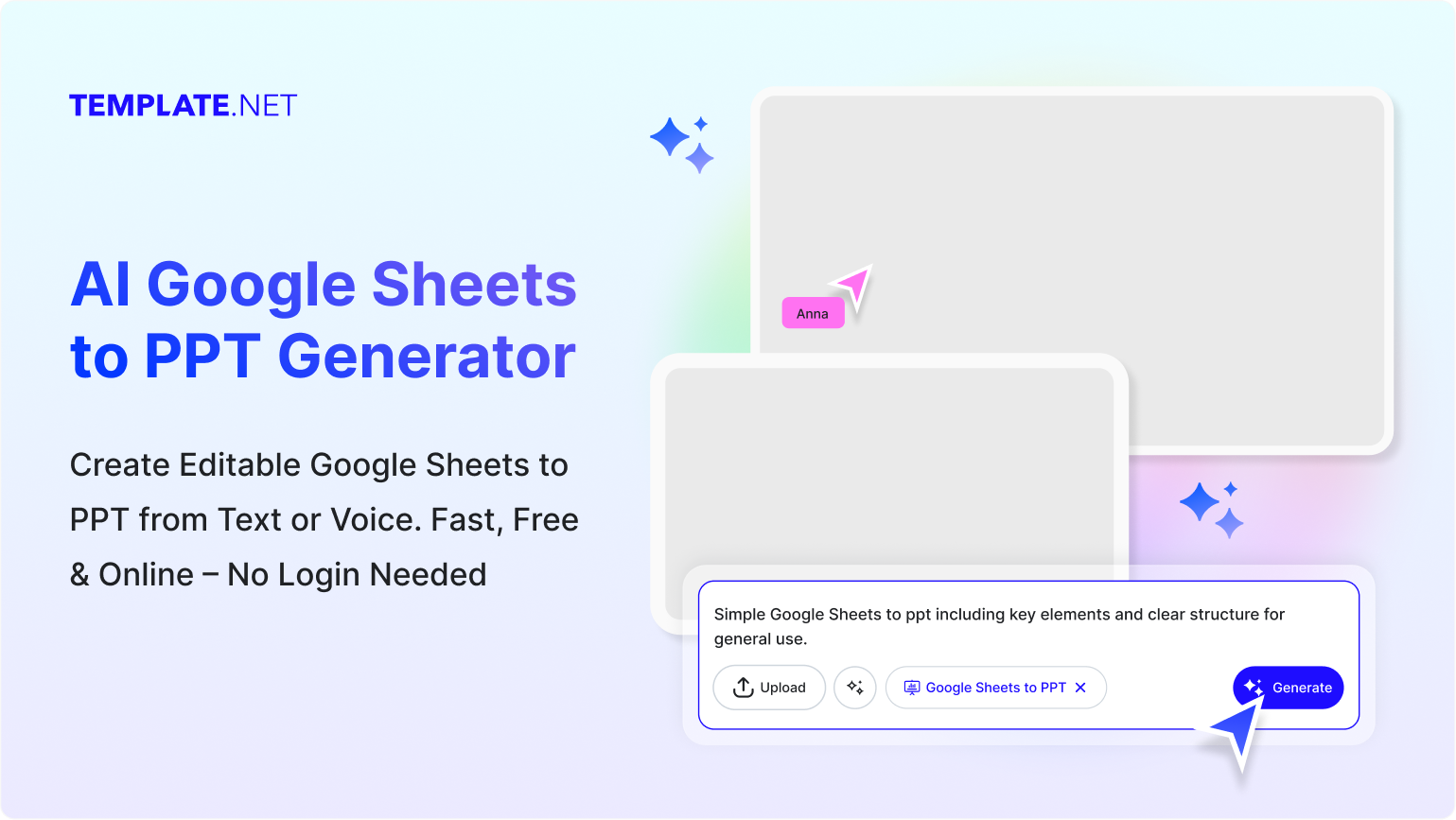 Free Google Sheets to PPT Generator, Free Presentation Maker Online