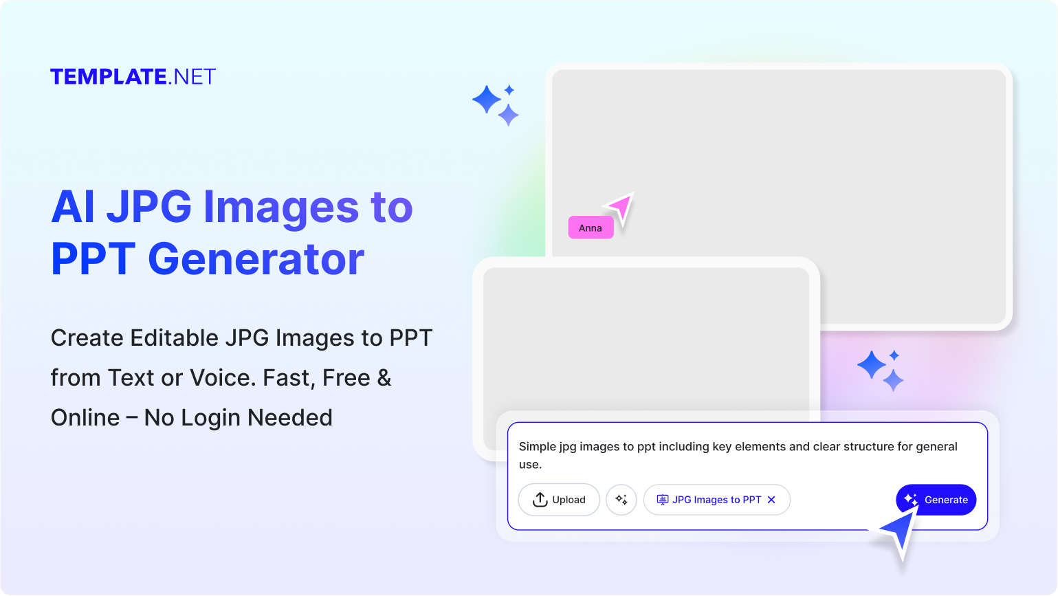 Free JPG Images to PPT Generator, Free Presentation Maker Online