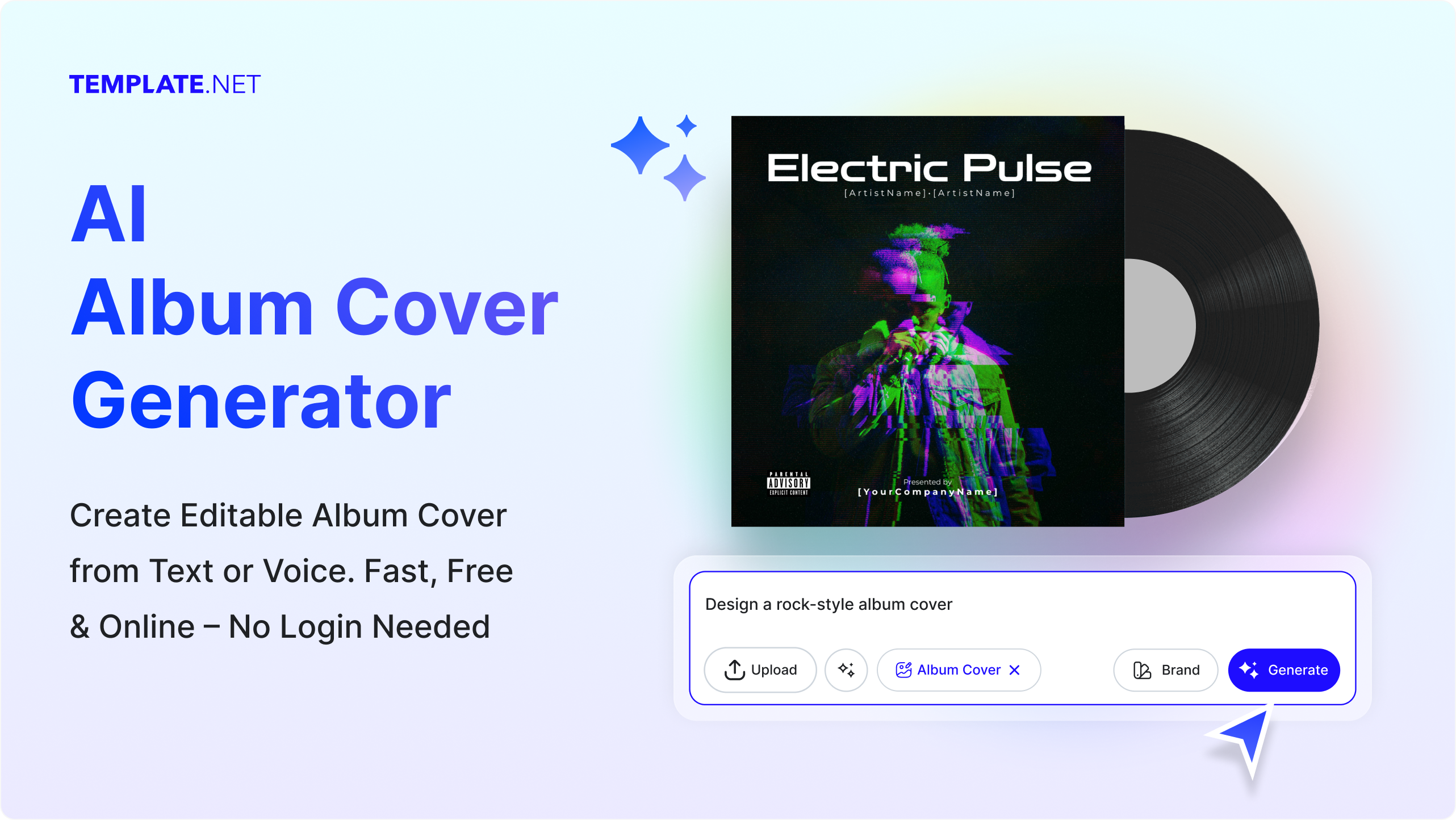 Free AI Album Cover Generator, Free Album Cover Maker Online
