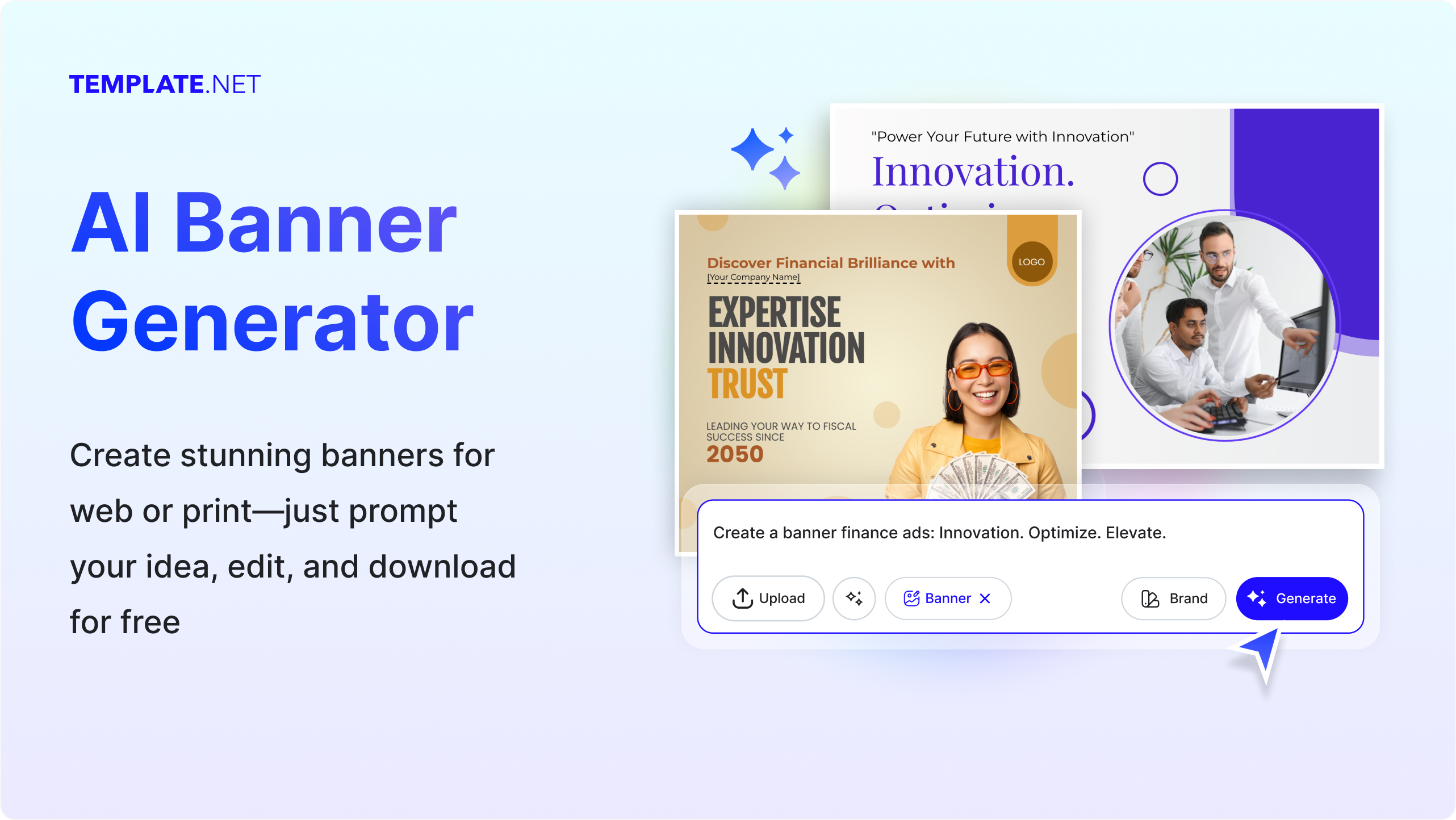 Free AI Banner Generator, Free Banner Maker Online