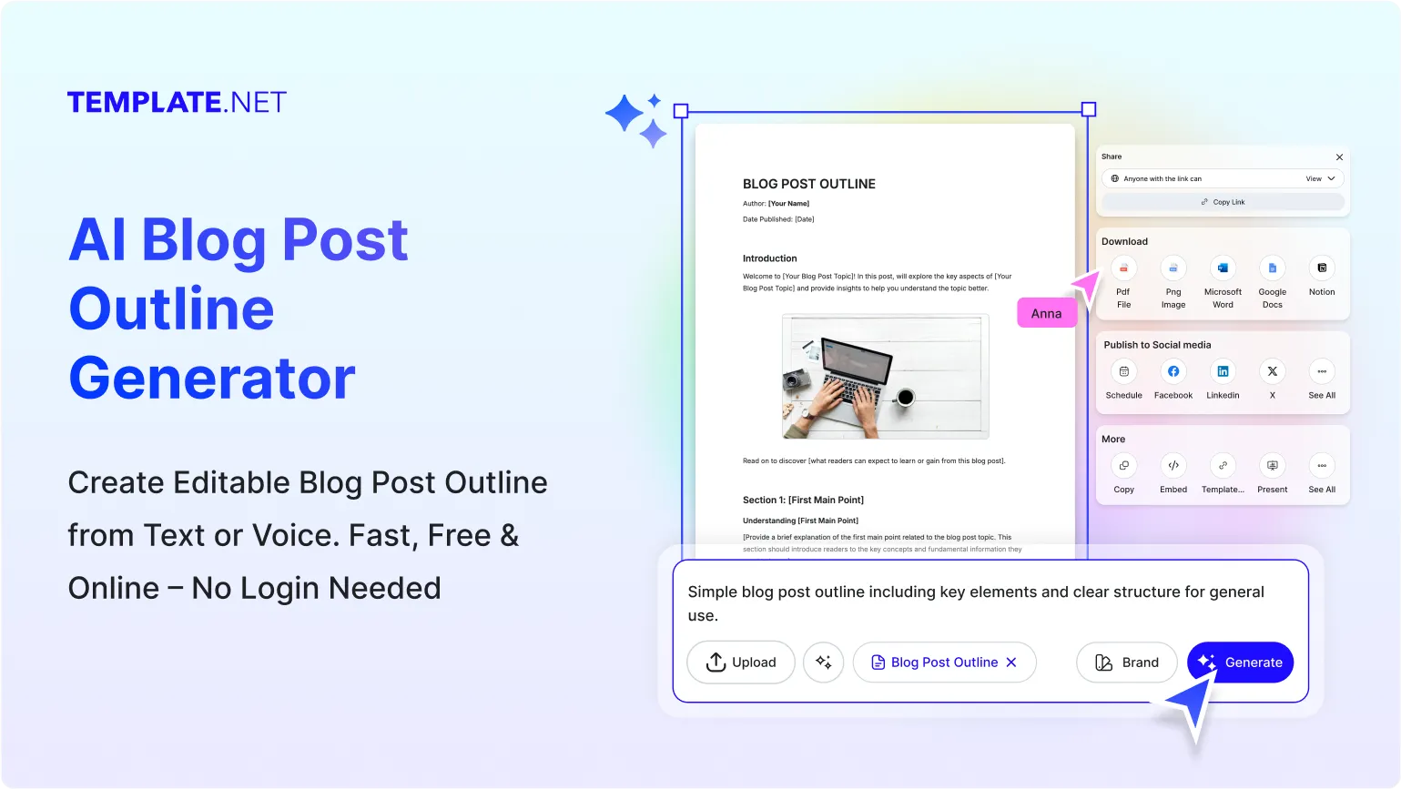 Free AI Blog Post Outline Generator, Free Blog Outline Maker Online
