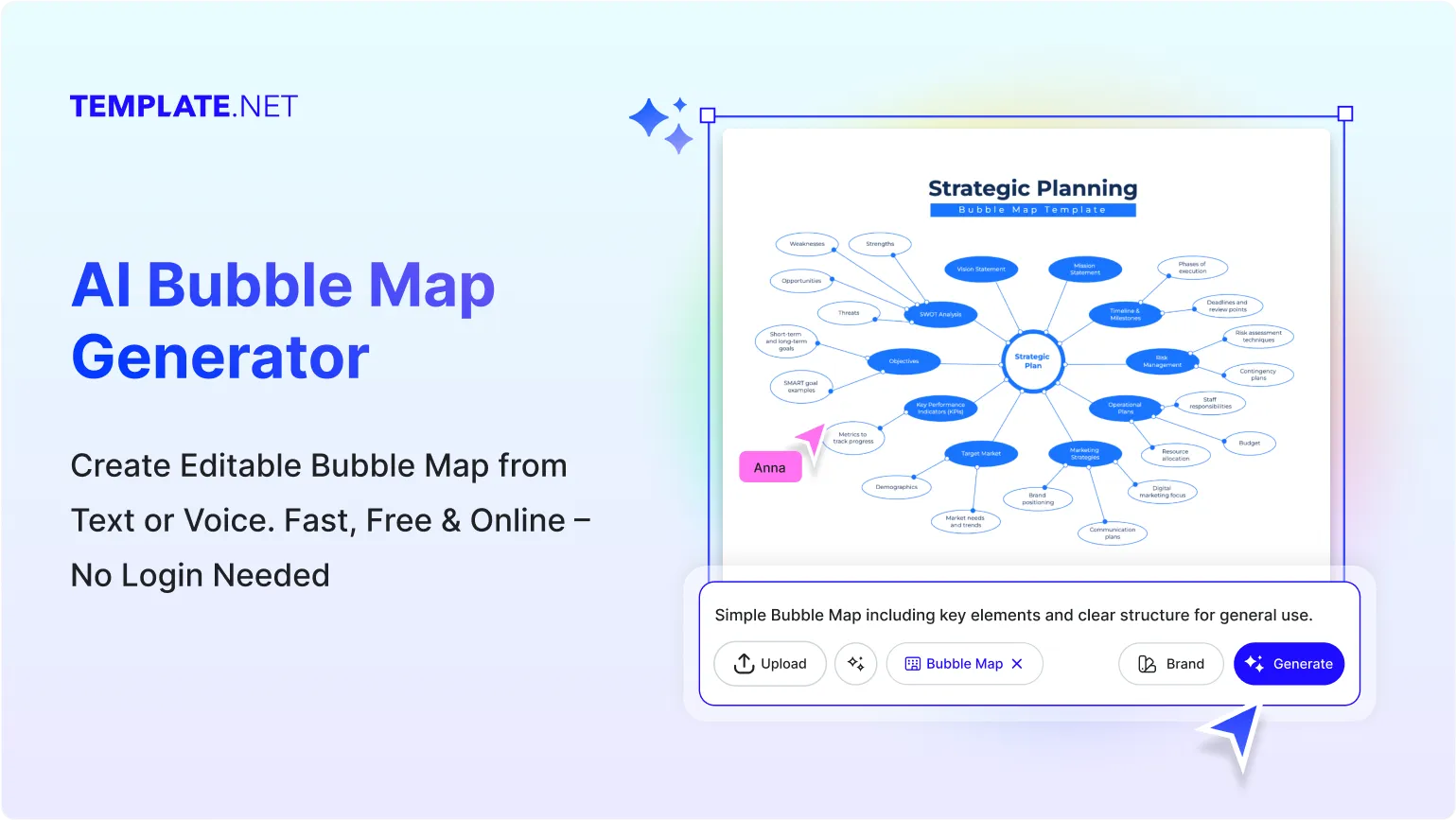 Free AI Bubble Map Generator, Free AI Bubble Map Maker Online