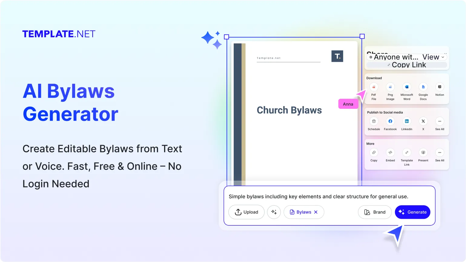 Free AI Bylaws Generator, Free Bylaws Maker Online