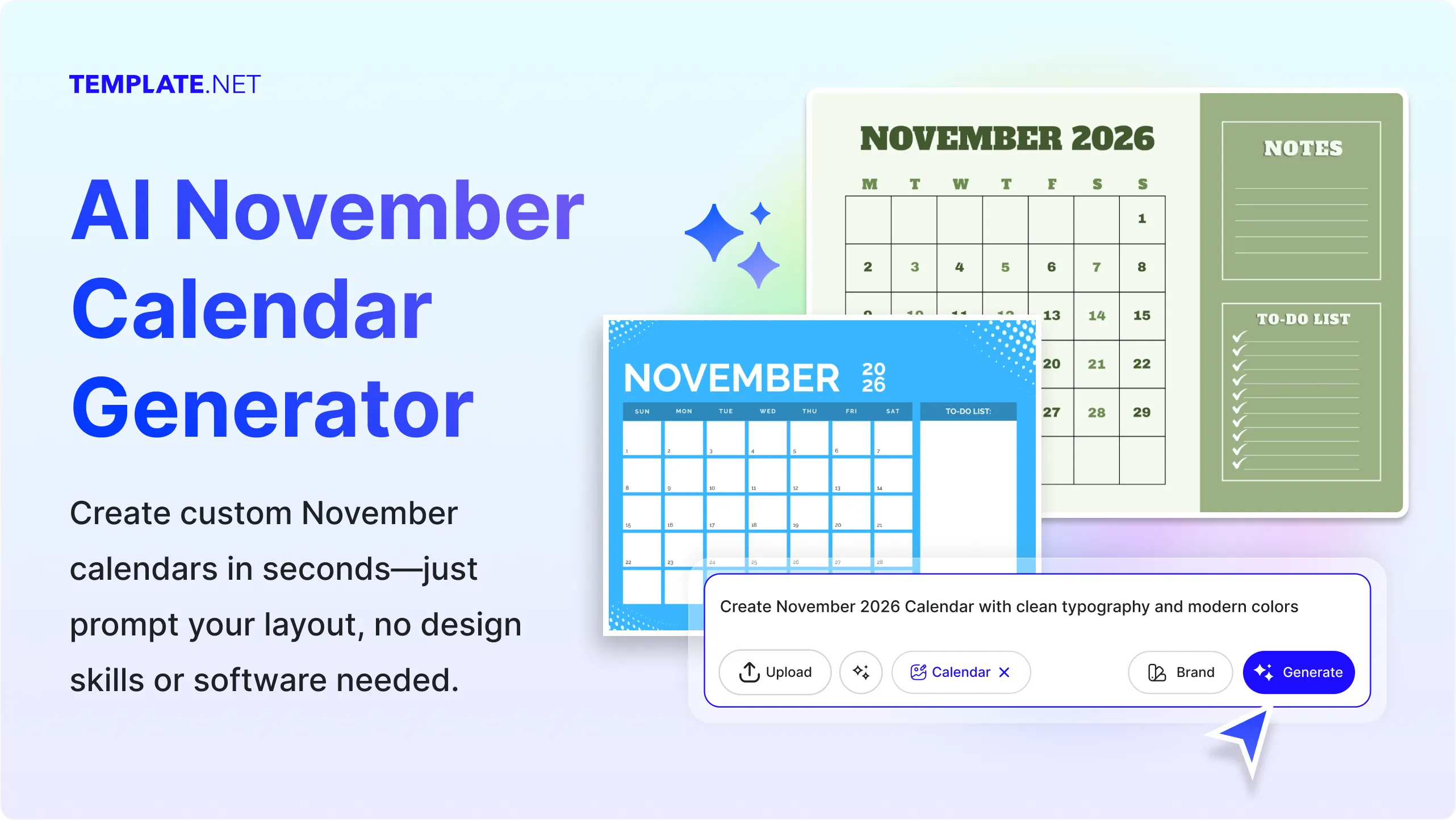 Free AI November Calendar Generator 2025, November Calendar Maker