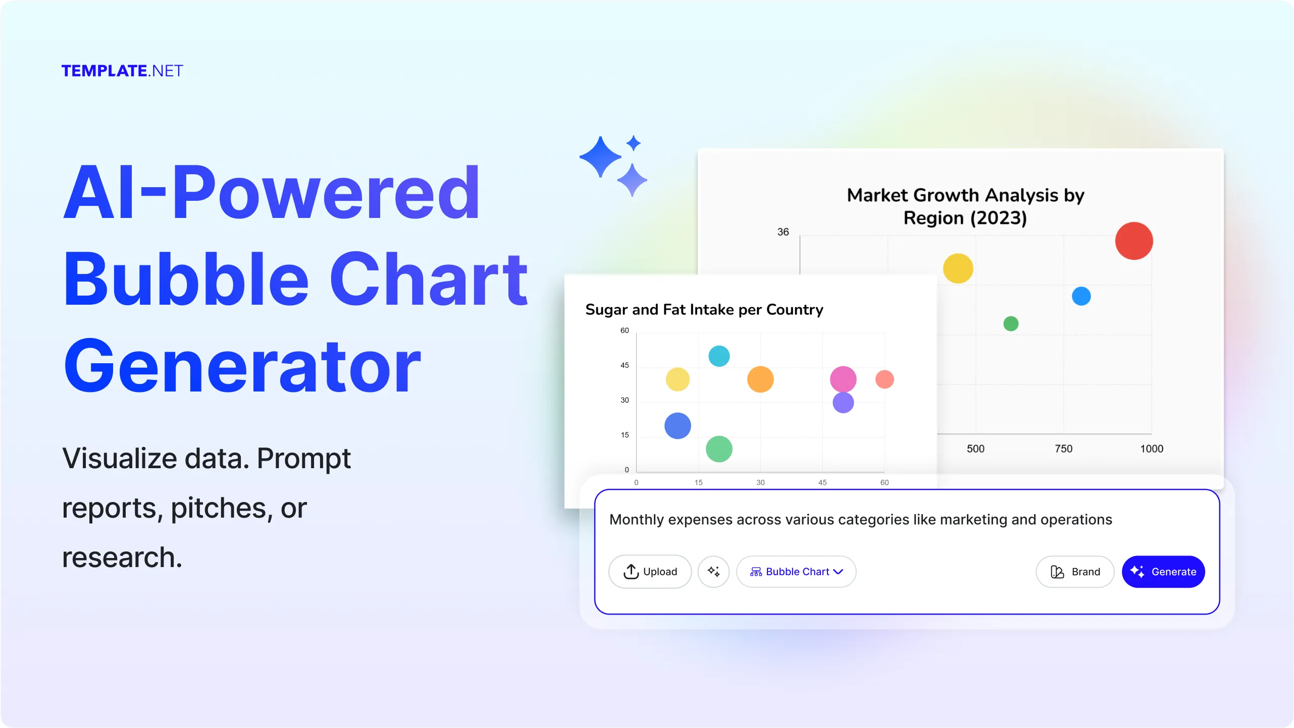Free AI Bubble Chart Generator, Free Bubble Chart Maker Online
