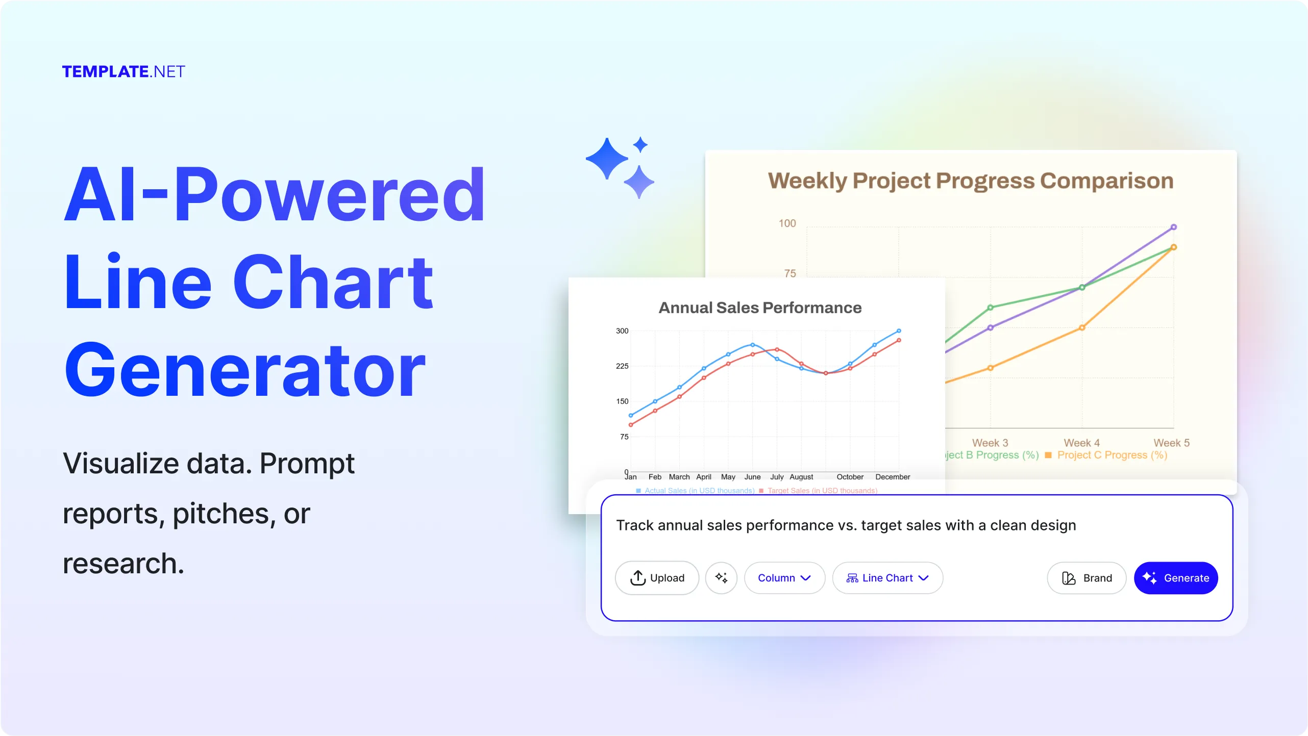 Free AI Line Chart Generator, Graph Maker Online