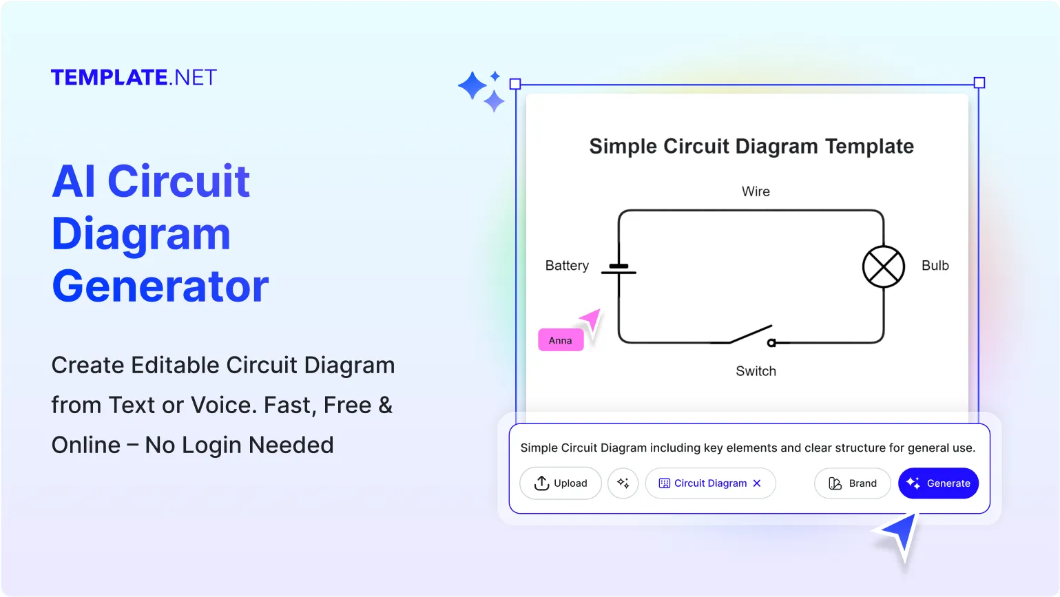 Free AI Circuit Diagram Generator, Free AI Circuit Maker Online