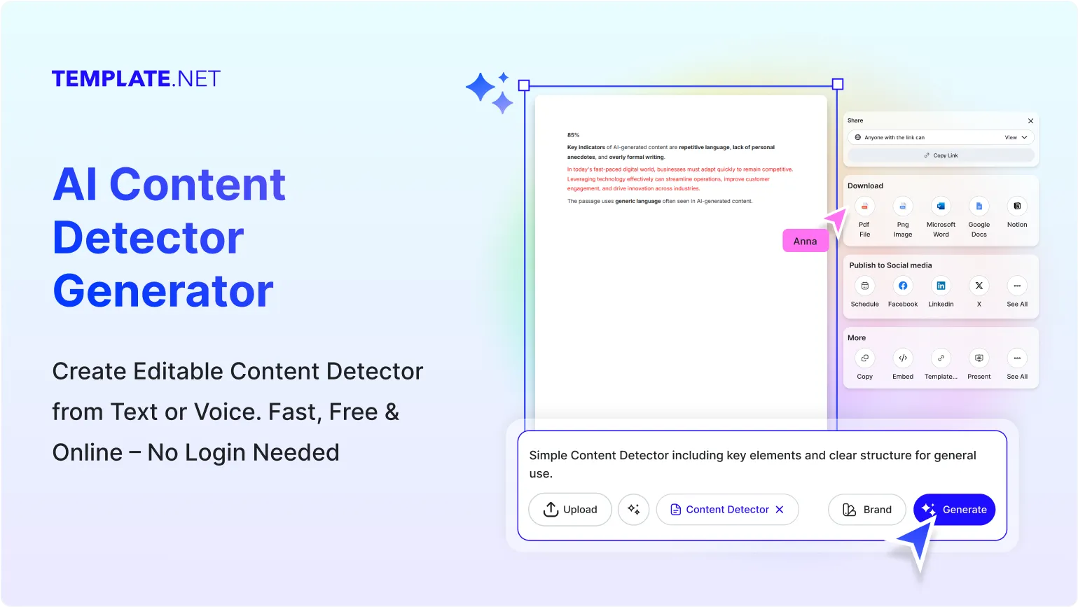 Free AI Content Detector Generator, Free AI Content Detection Tool Online