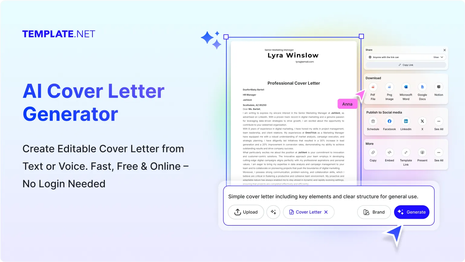 Free AI Cover Letter Generator, Free Cover Letter Maker Online	
