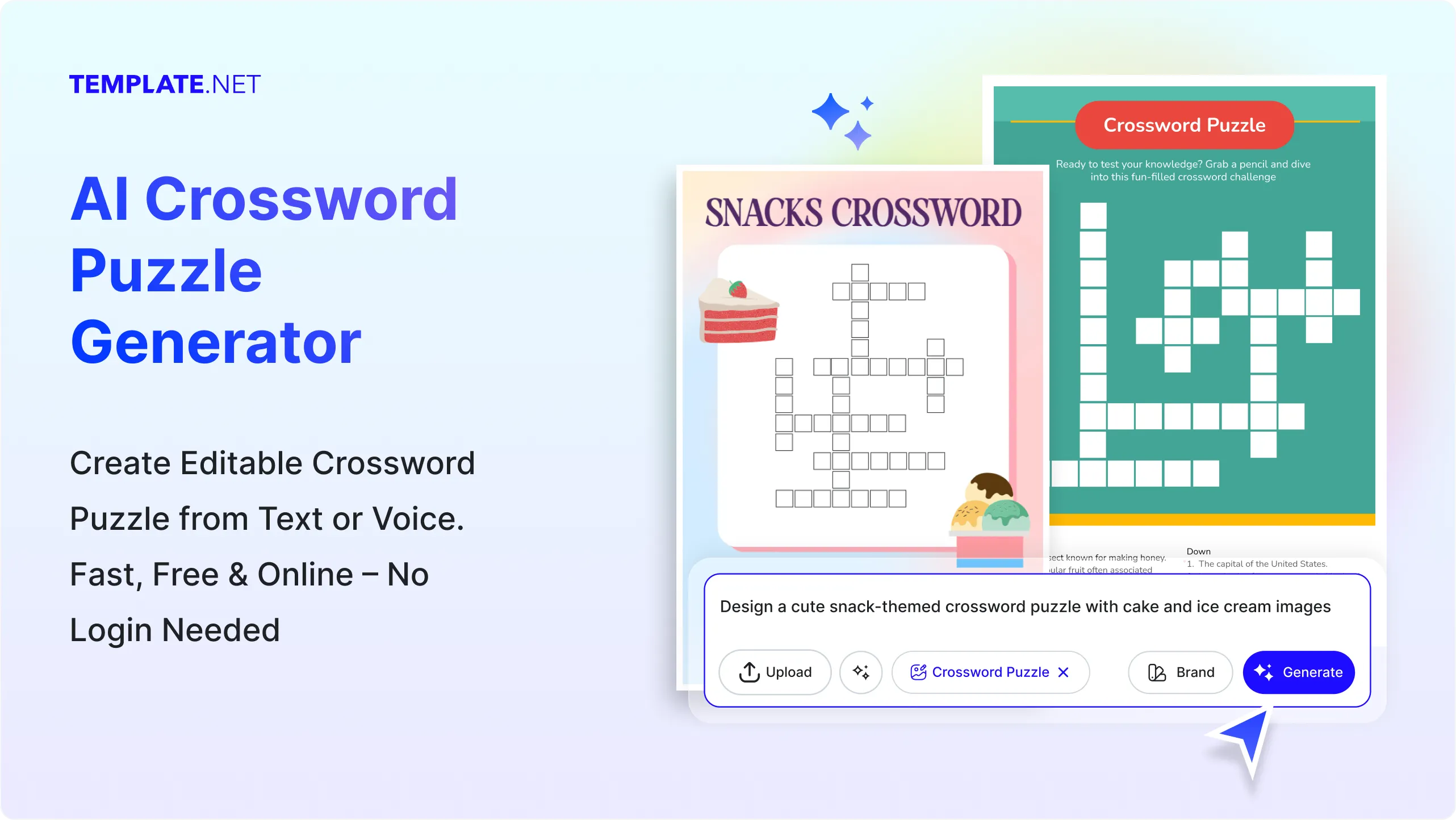 Free AI Crossword Puzzle Generator, Free Crossword Puzzle Maker Online