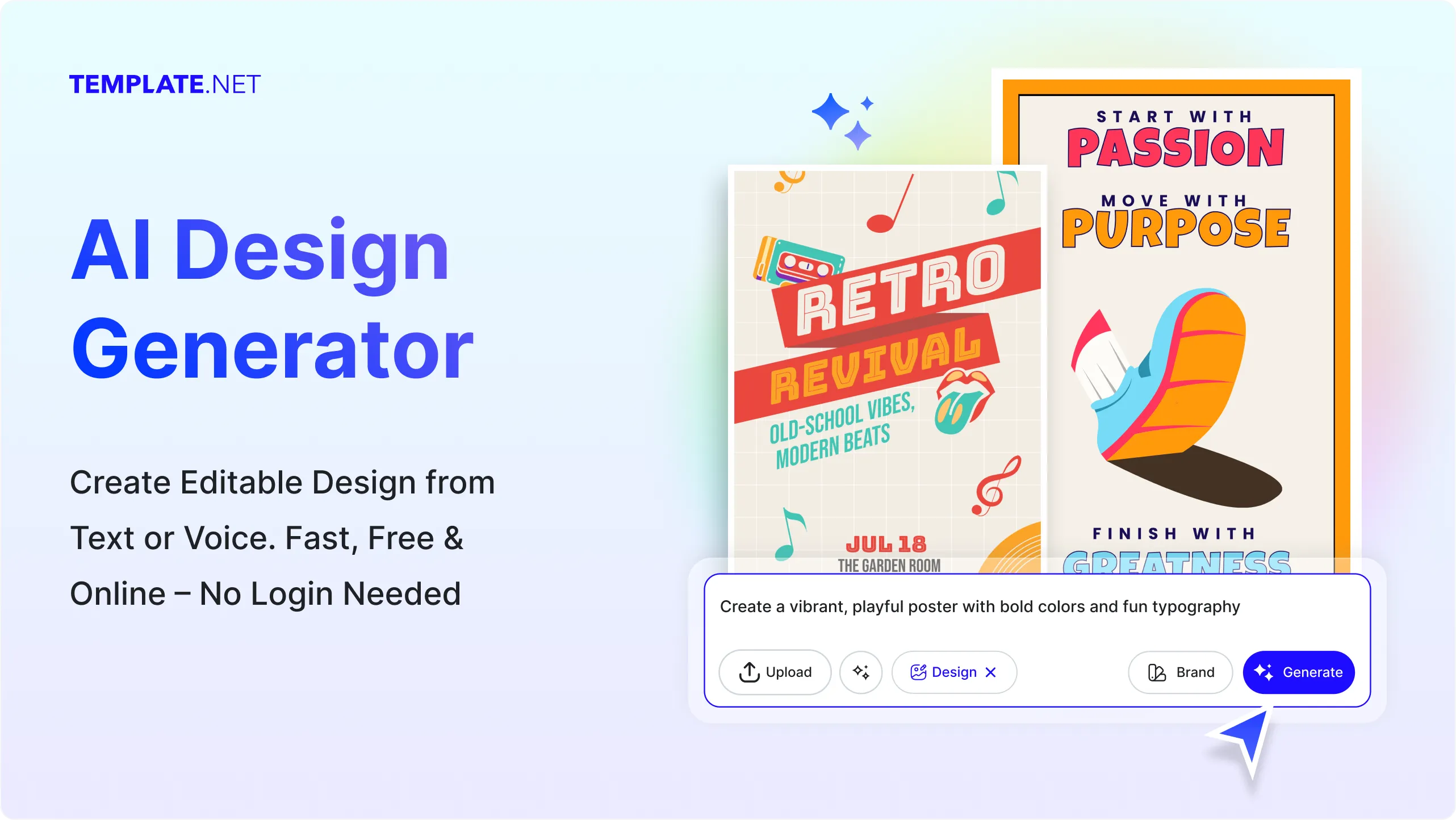 Free AI Design Generator, Free Design Maker Online