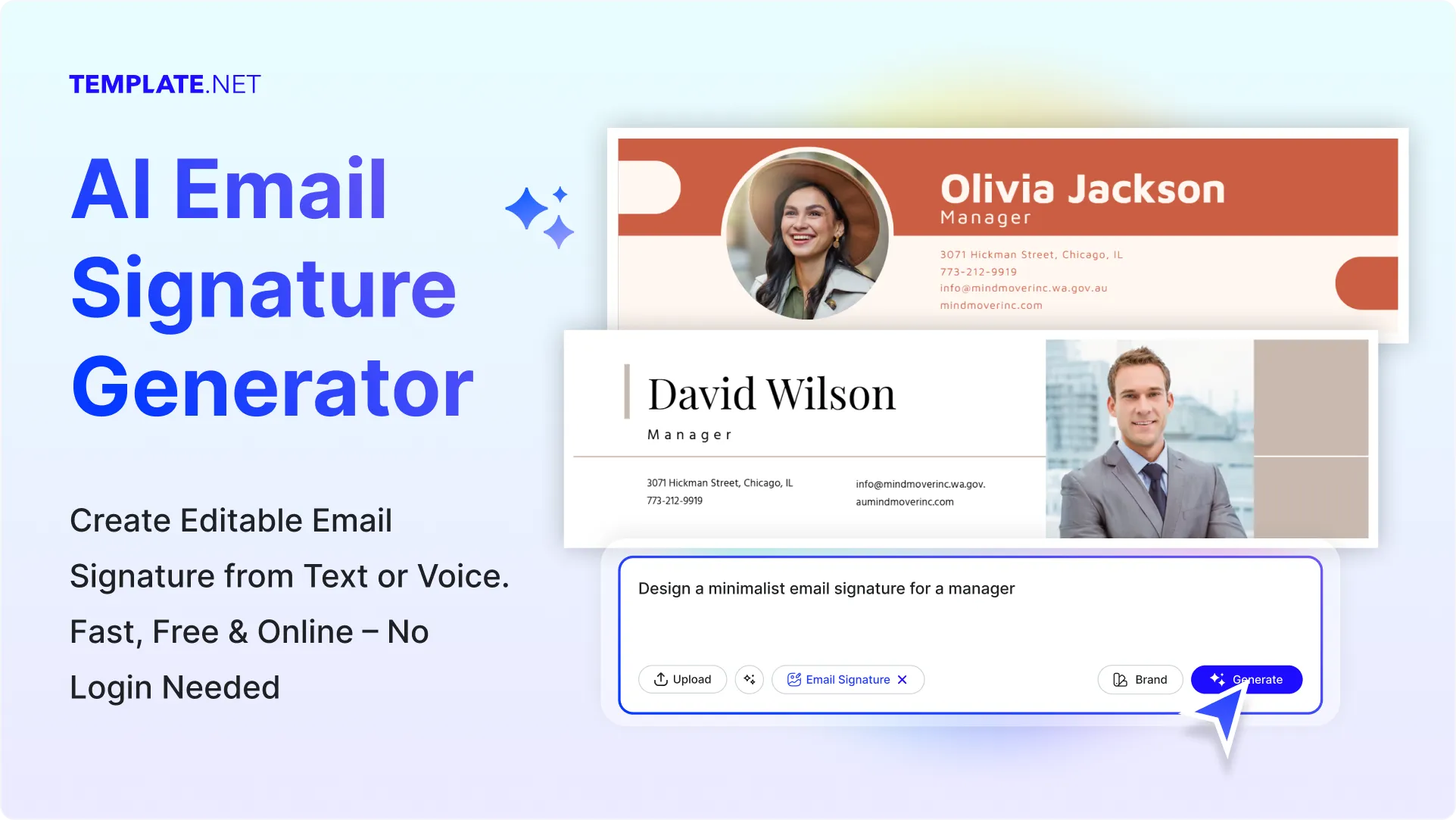 Free AI Email Signature Generator, Email Signature Maker Online