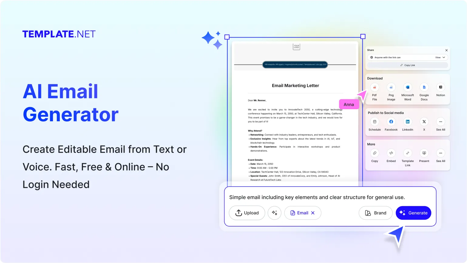  Free AI Email Generator, Free Email Maker Online