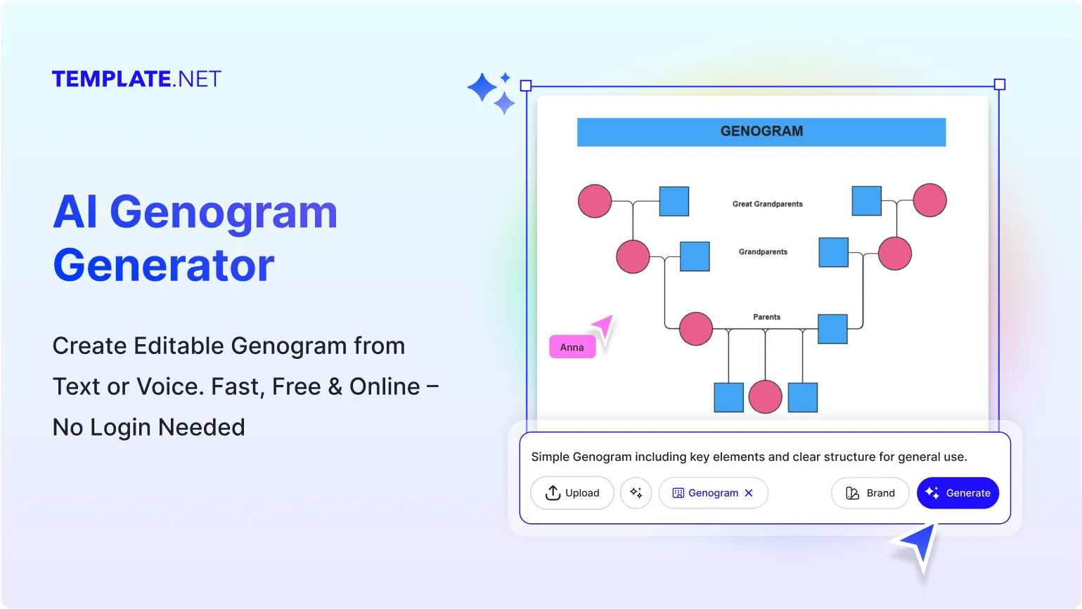 Free AI Genogram Generator, Free Genogram Maker Online