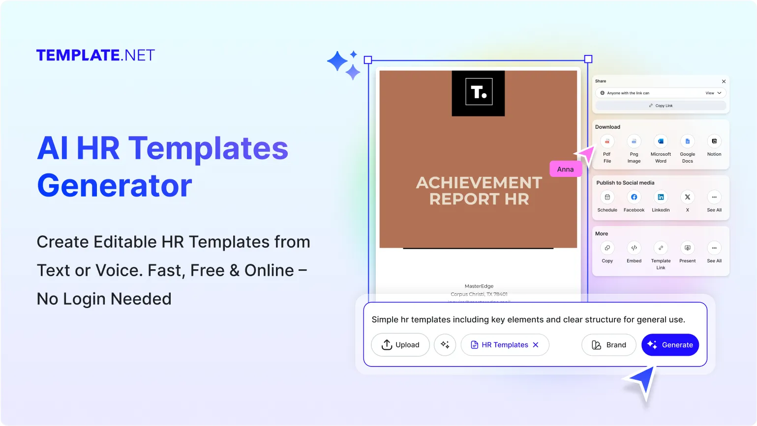 Free AI HR Template Generator, Free HR Template Maker Online