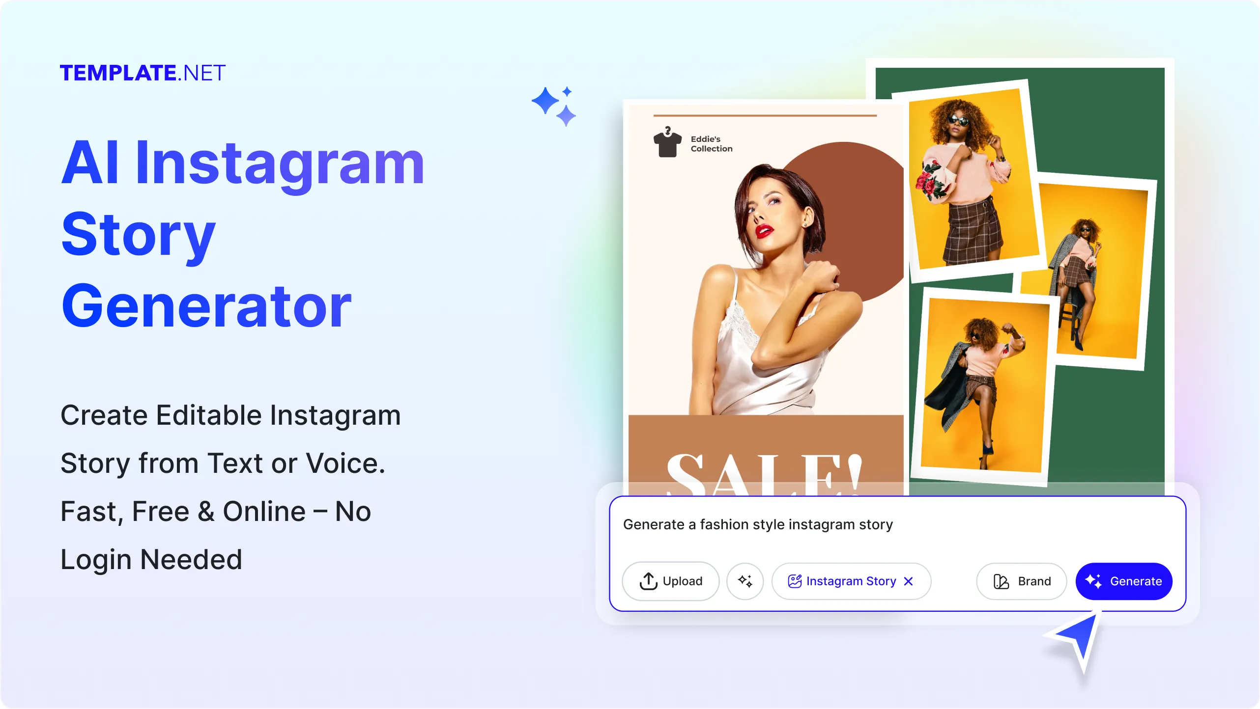 Free AI Instagram Story Generator, Instagram Story Maker Online