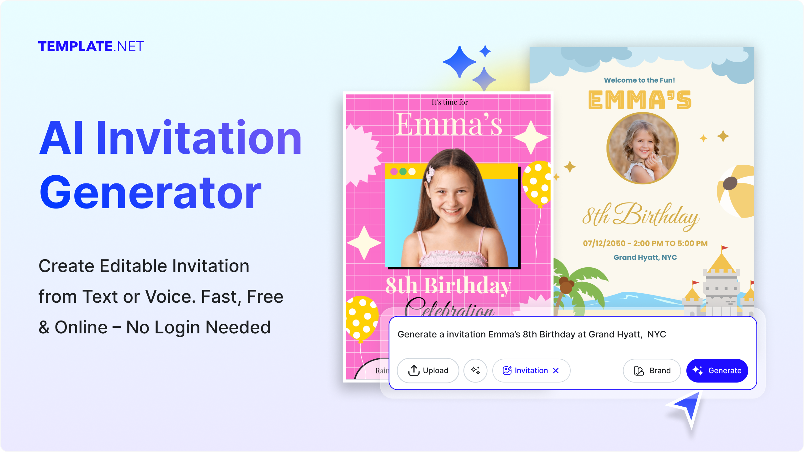 Free AI Invitation Generator, Free Invitation Maker Online