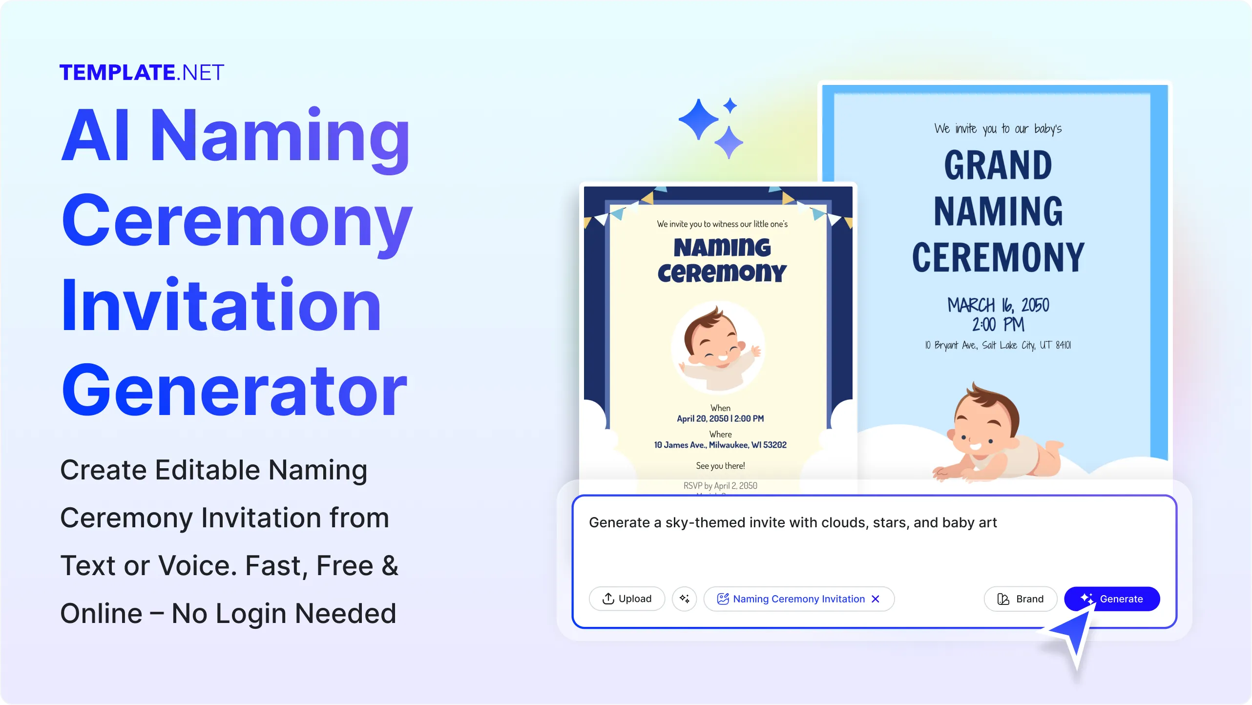 Free AI Naming Ceremony Generator, Naming Ceremony Maker Online