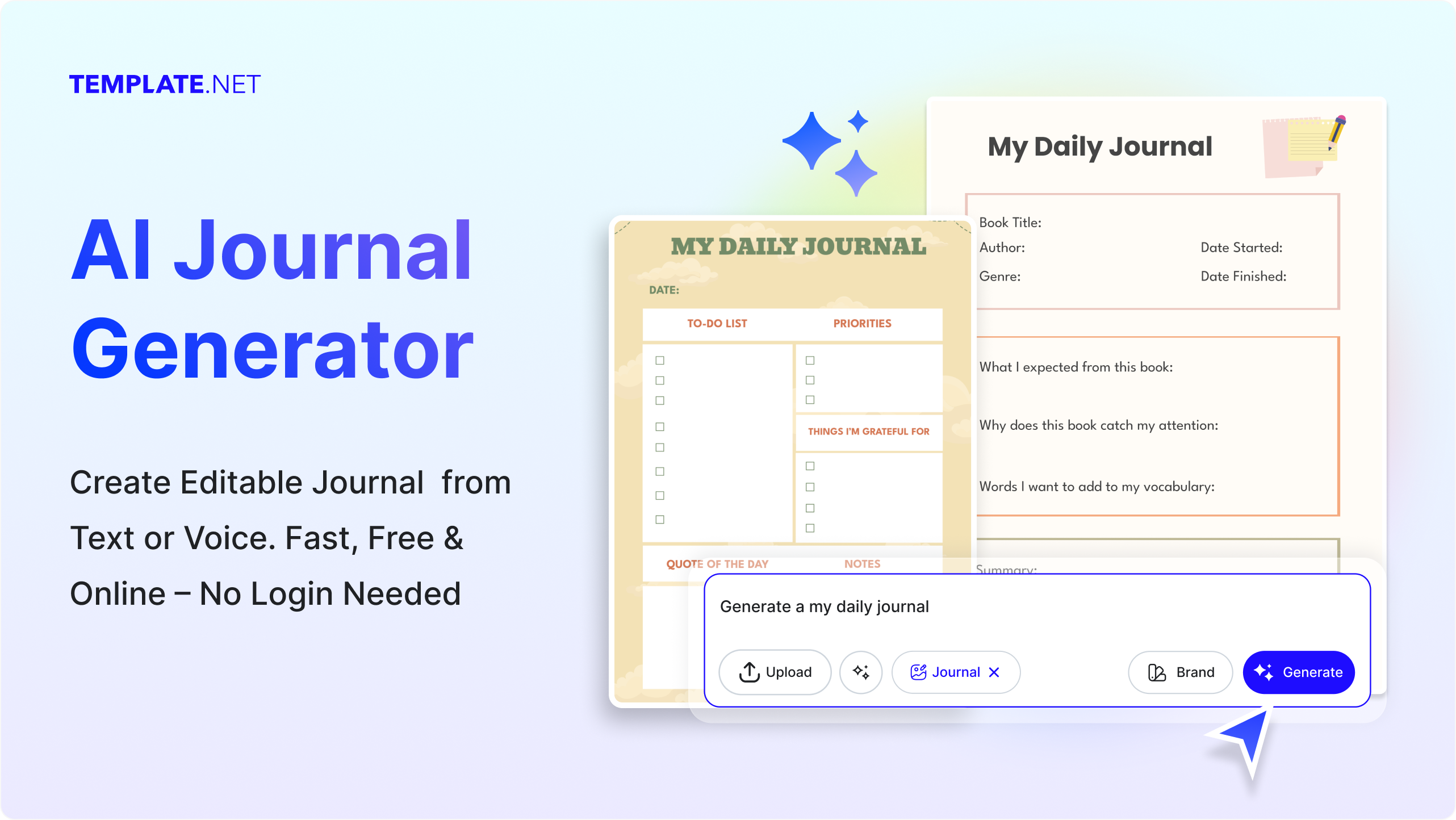 Free AI Journals Generator, Free Journals Maker Online