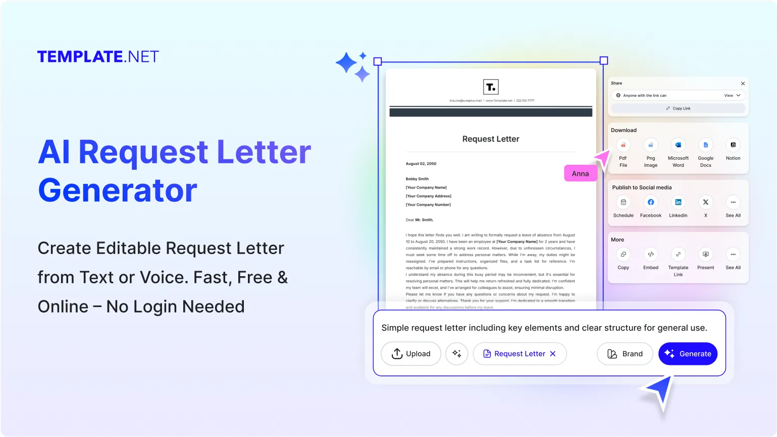 Free AI Request Letter Generator, Free Request Letter Maker Online