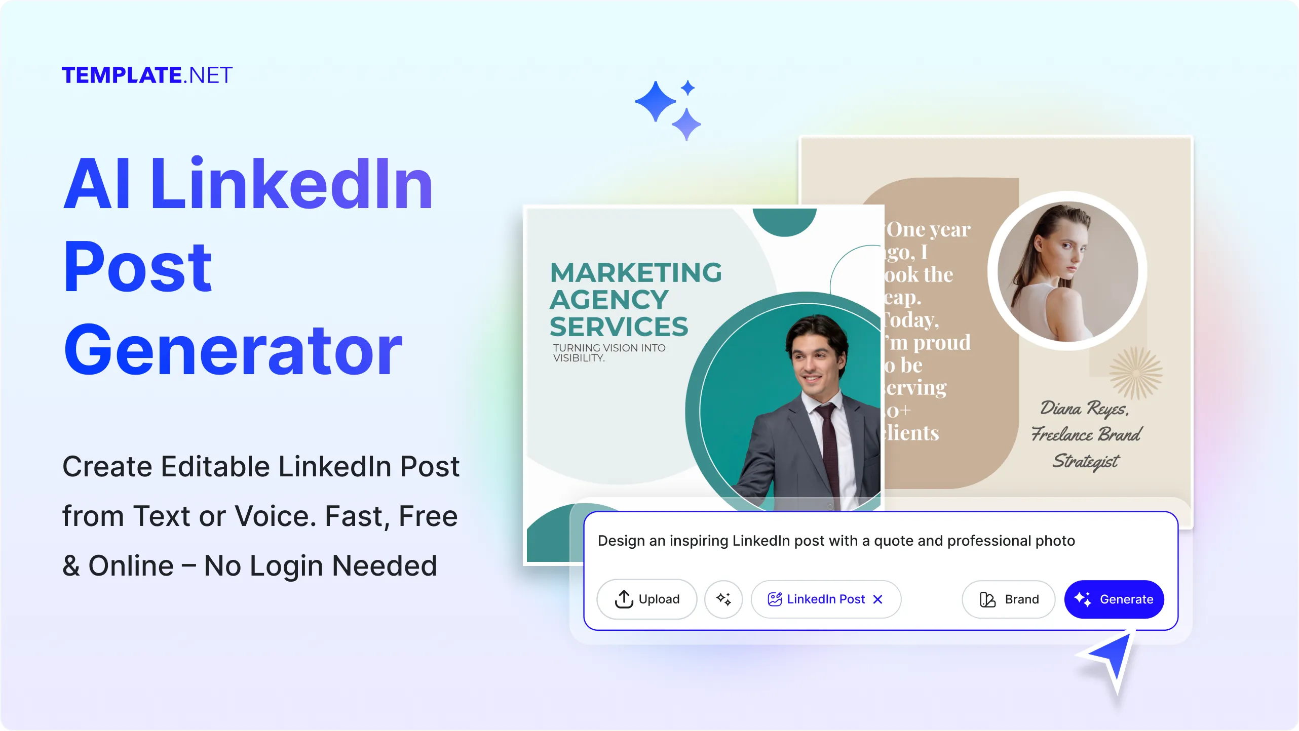 Free AI LinkedIn Post Generator, Free LinkedIn Maker Online
