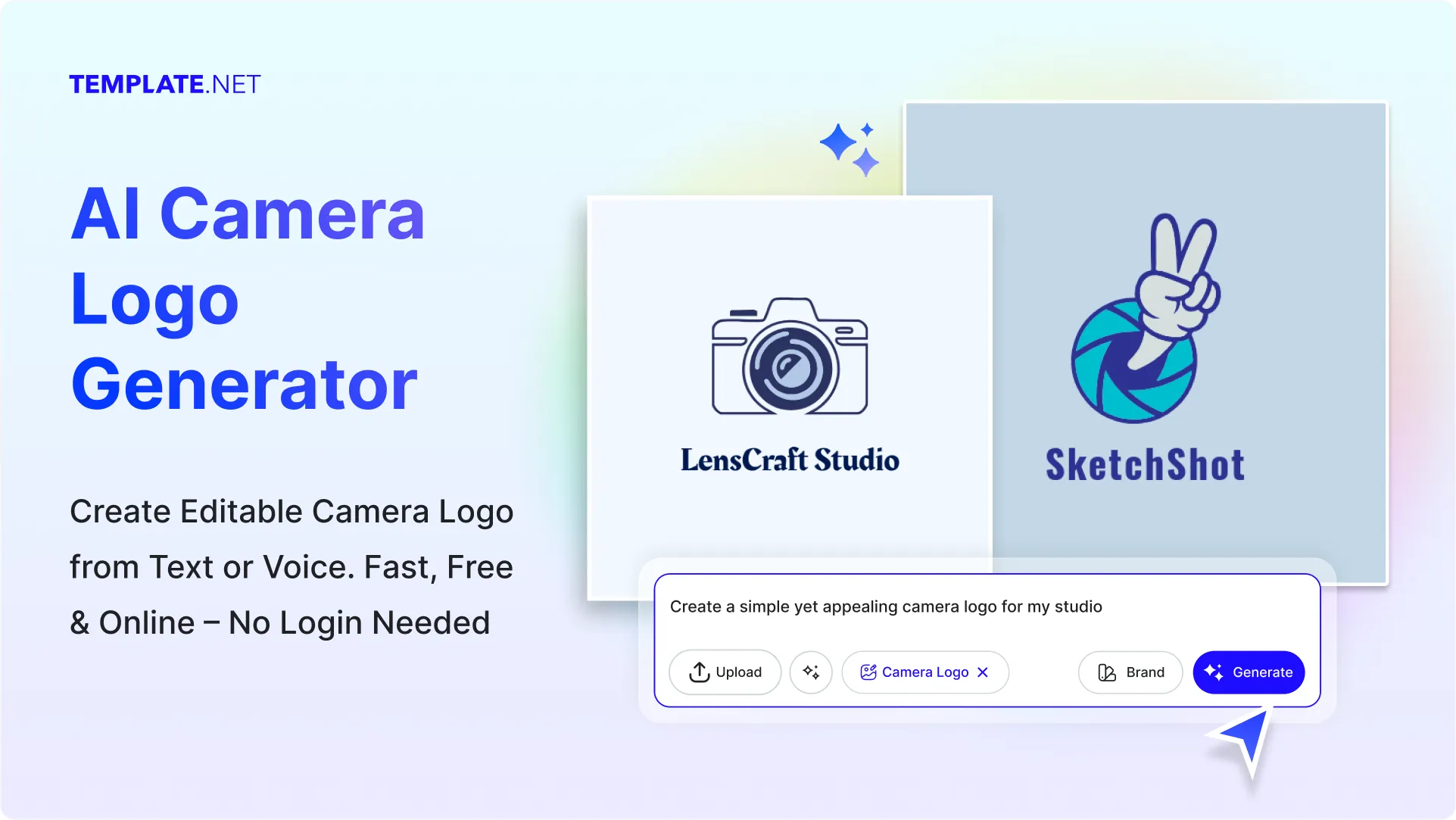 Free AI Camera Logo Generator, Free Camera Logo Maker Online