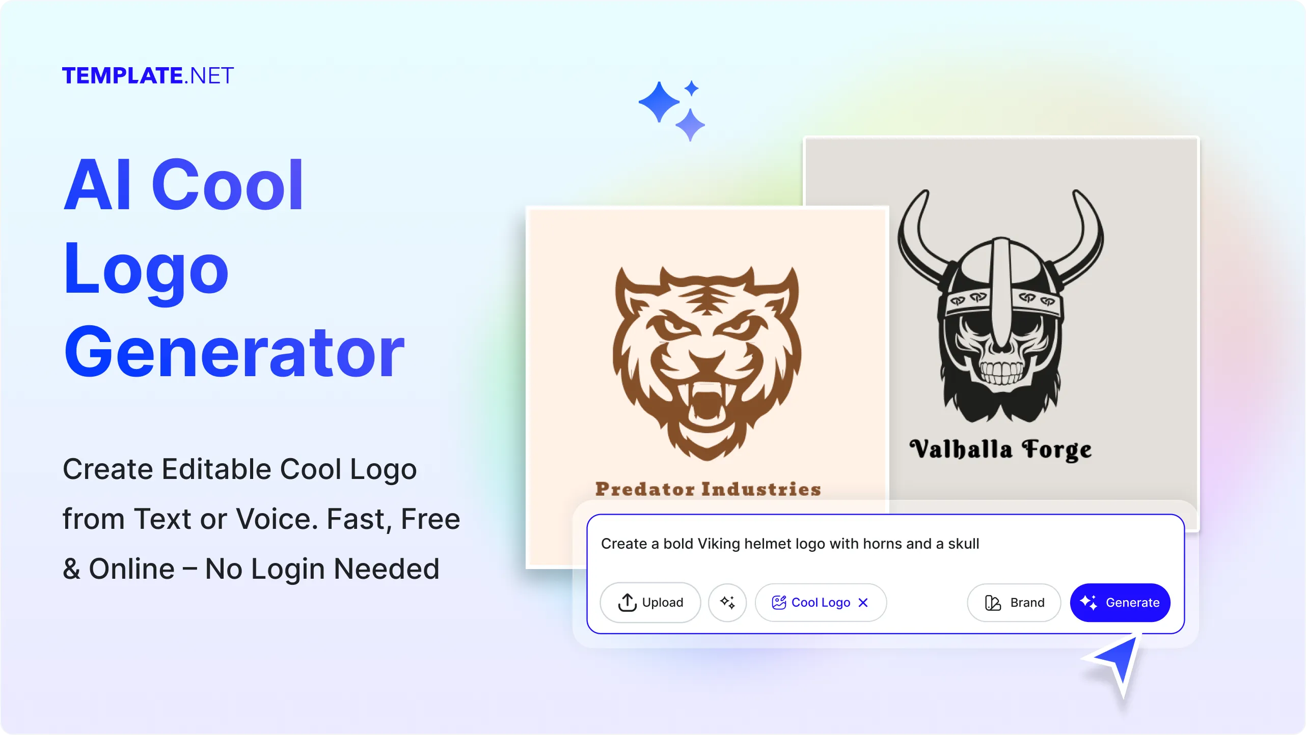 Free AI Cool Logo Generator, Free AI Cool Logo Maker Online