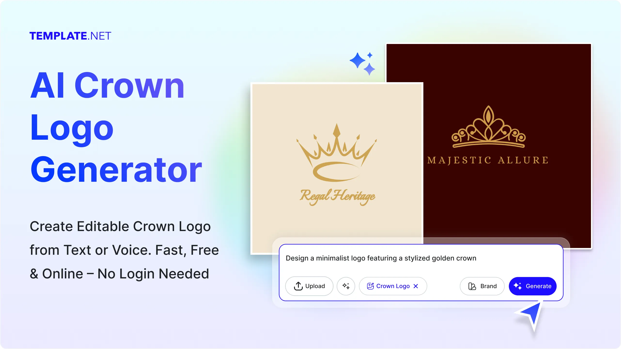 Free AI Crown Logo Generator, Royal Crown Logo Maker Online