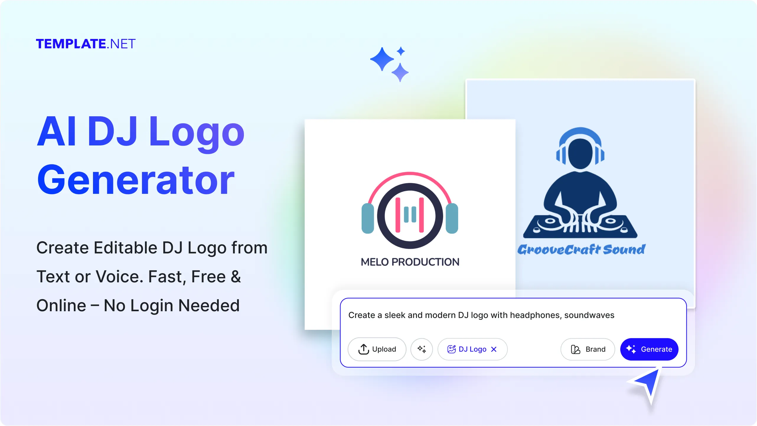 Free AI DJ Logo Generator, Free AI DJ Logo Maker Online