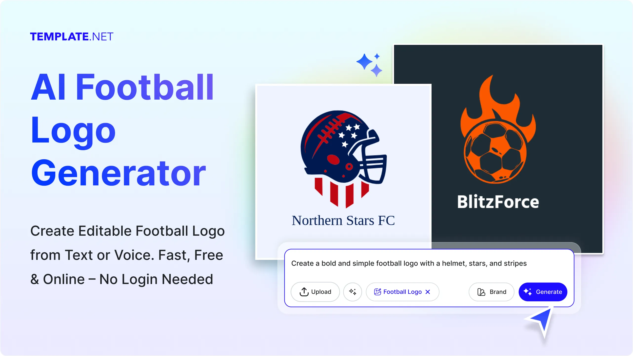 Free AI Football Logo Generator, AI Football Logo Maker Online