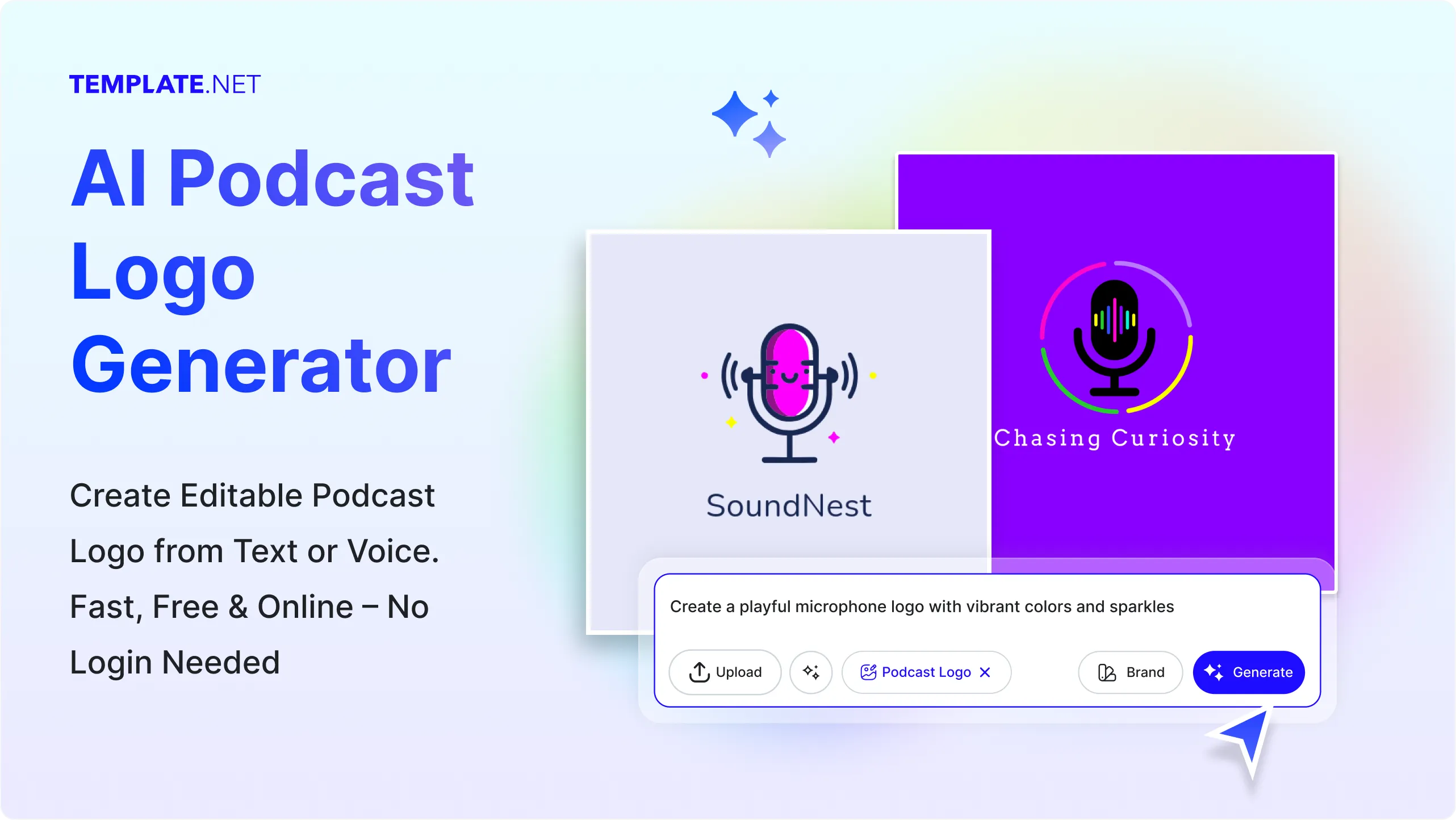 Free AI Podcast Logo Generator, Free AI Podcast Logo Maker Online
