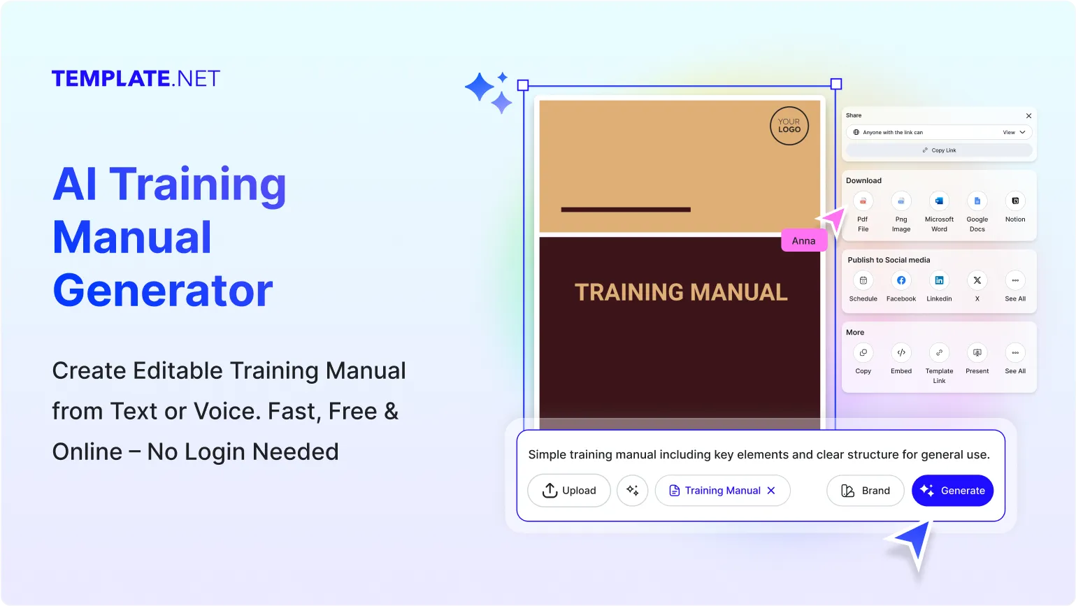 Free AI Training Manual Generator, Free Training Manual Maker Online