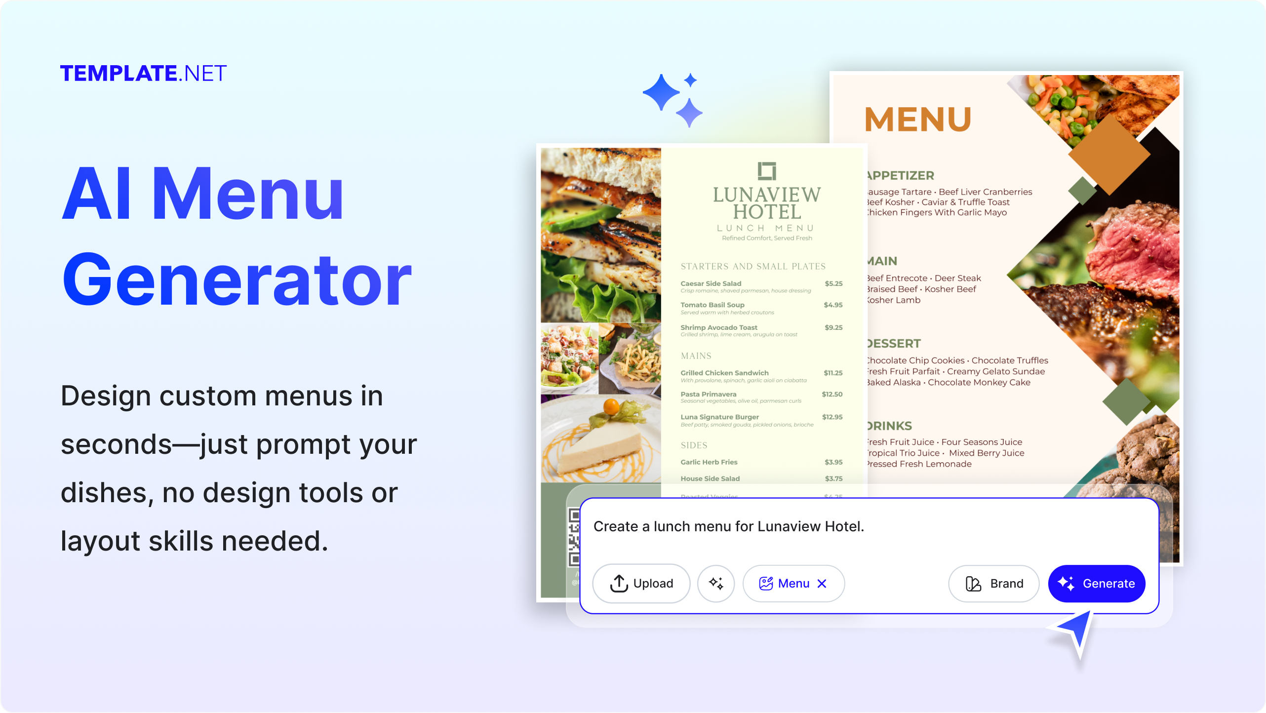 Free AI Menu Generator, Free Menu Maker Online