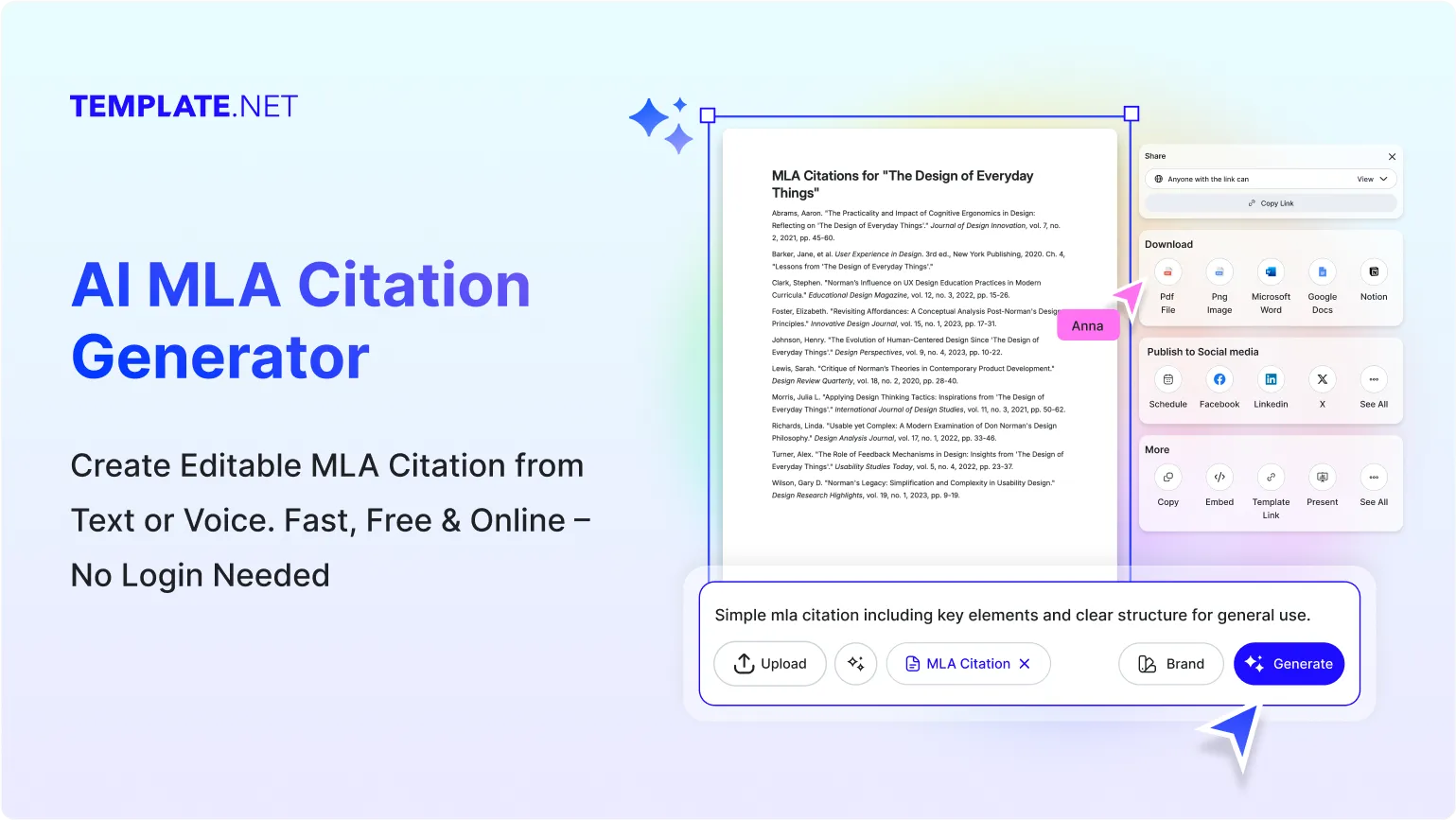 Free AI MLA Citation Generator, Free MLA Citation Maker Online
