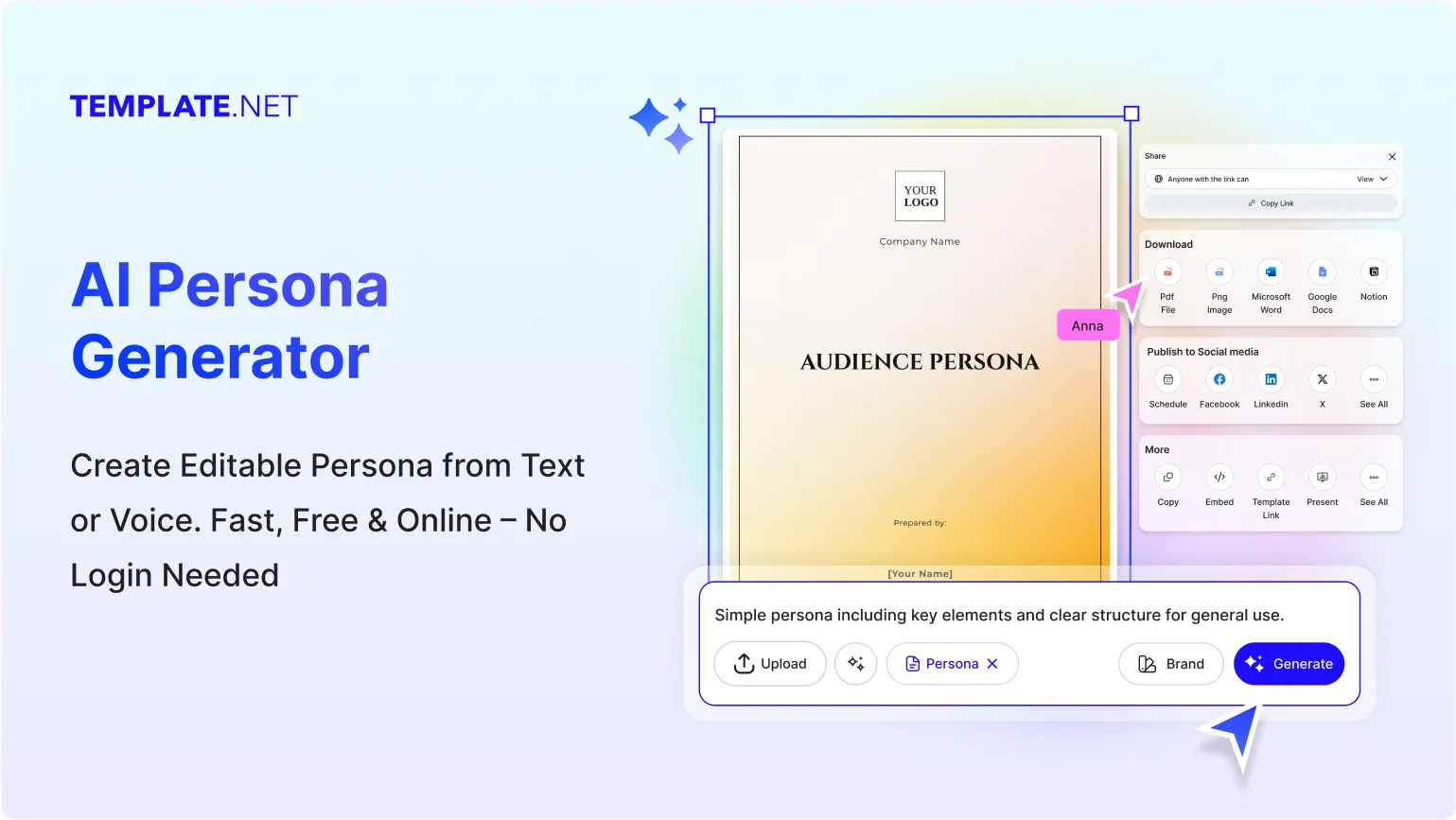 Free AI Persona Generator, Free Persona Maker Online