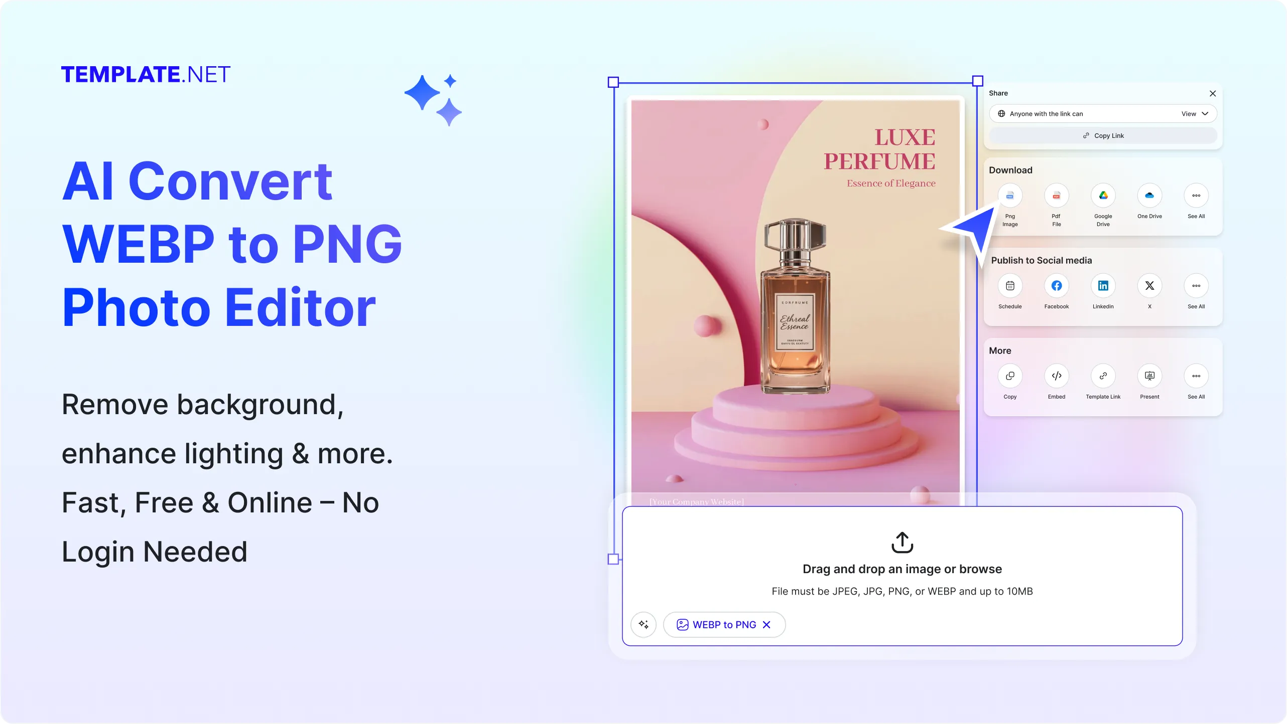 Free Convert WEBP to PNG Photo Editor, Free Convert WEBP to PNG Maker Online