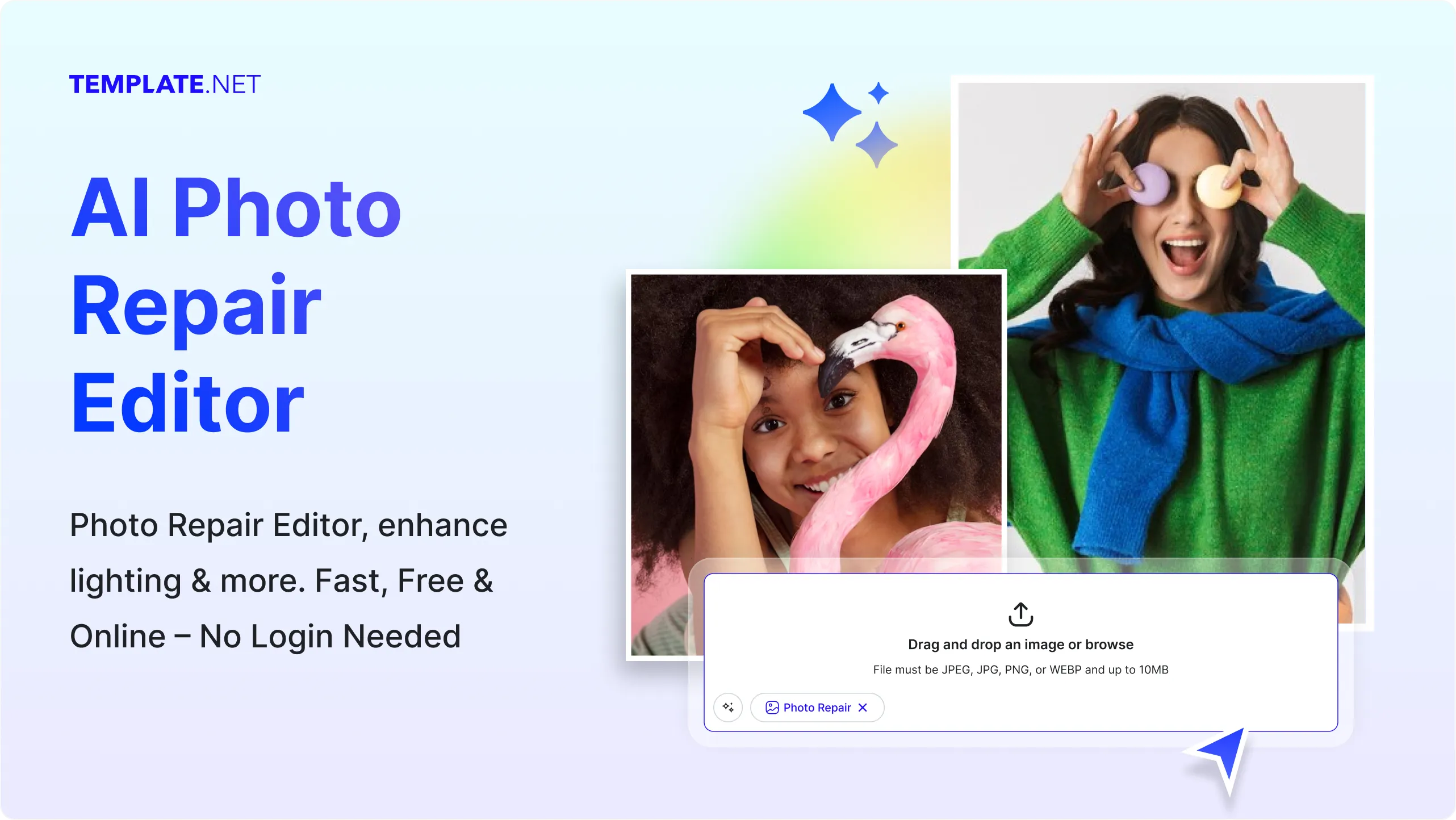 Free AI Photo Repair Editor, Free Photo Repair Maker Online