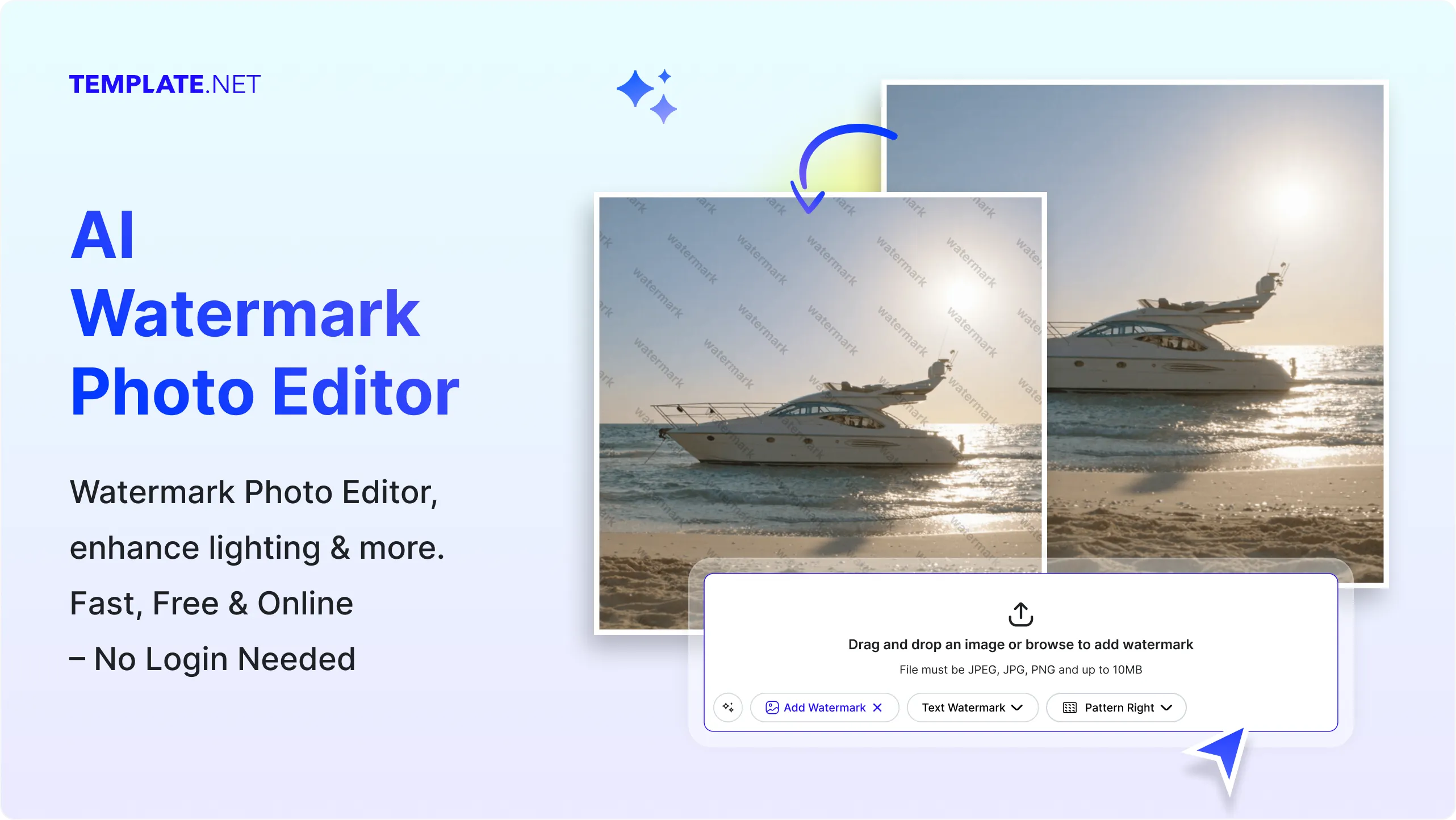 Free AI Watermark Photo Editor, Free AI Watermark Remover and Creator Online