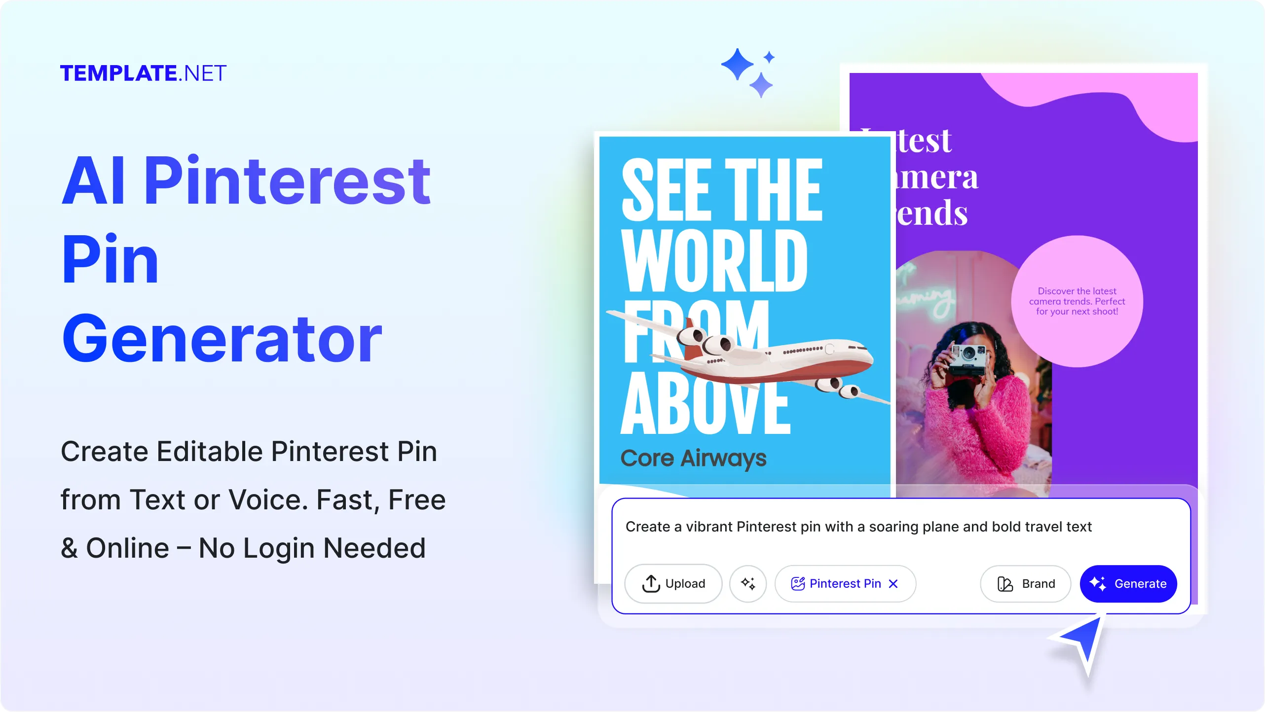 Free AI Pinterest Pin Generator, Free Pinterest Pin Maker Online