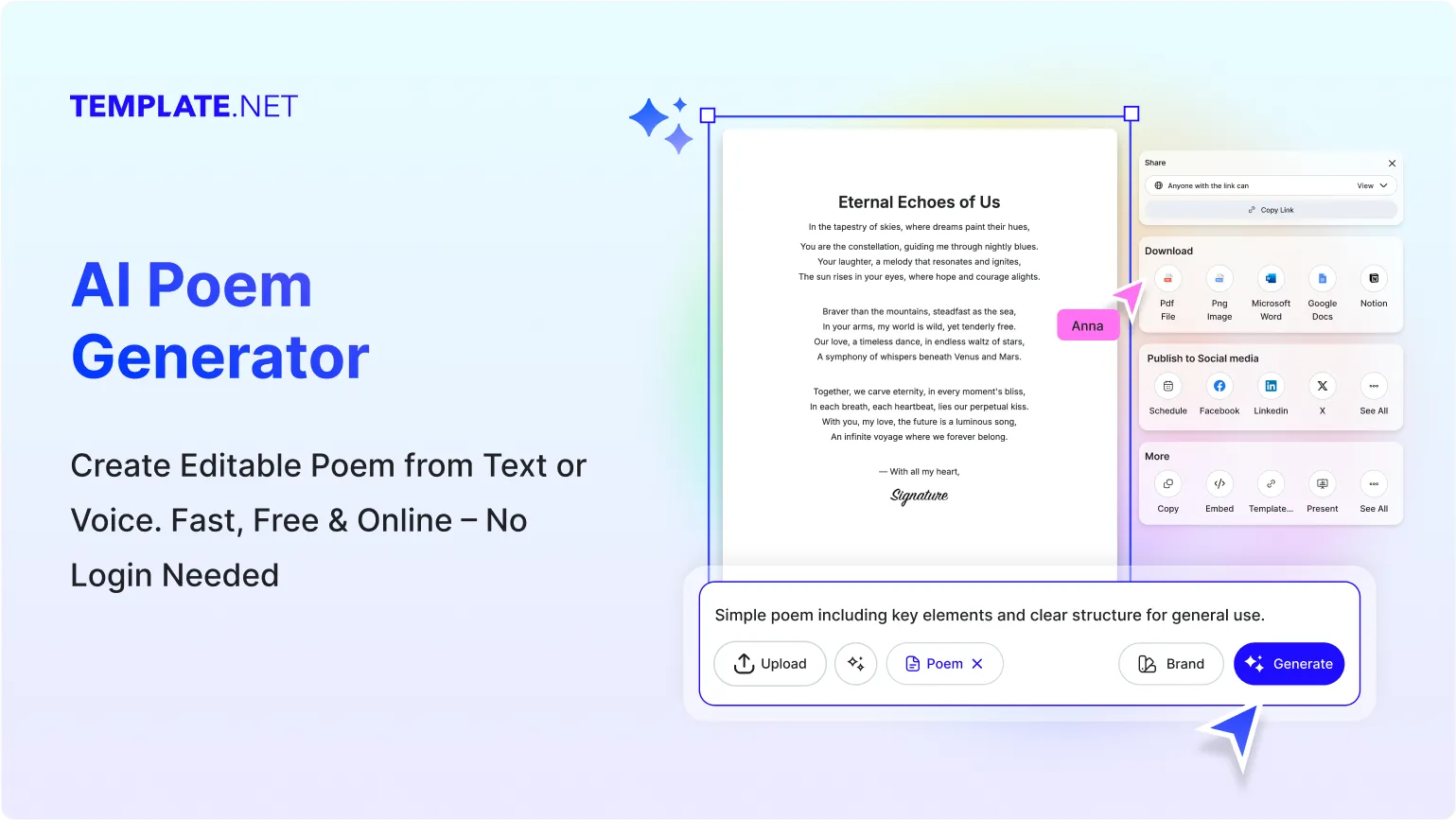 Free AI Poem Generator, Free Poem Maker Online