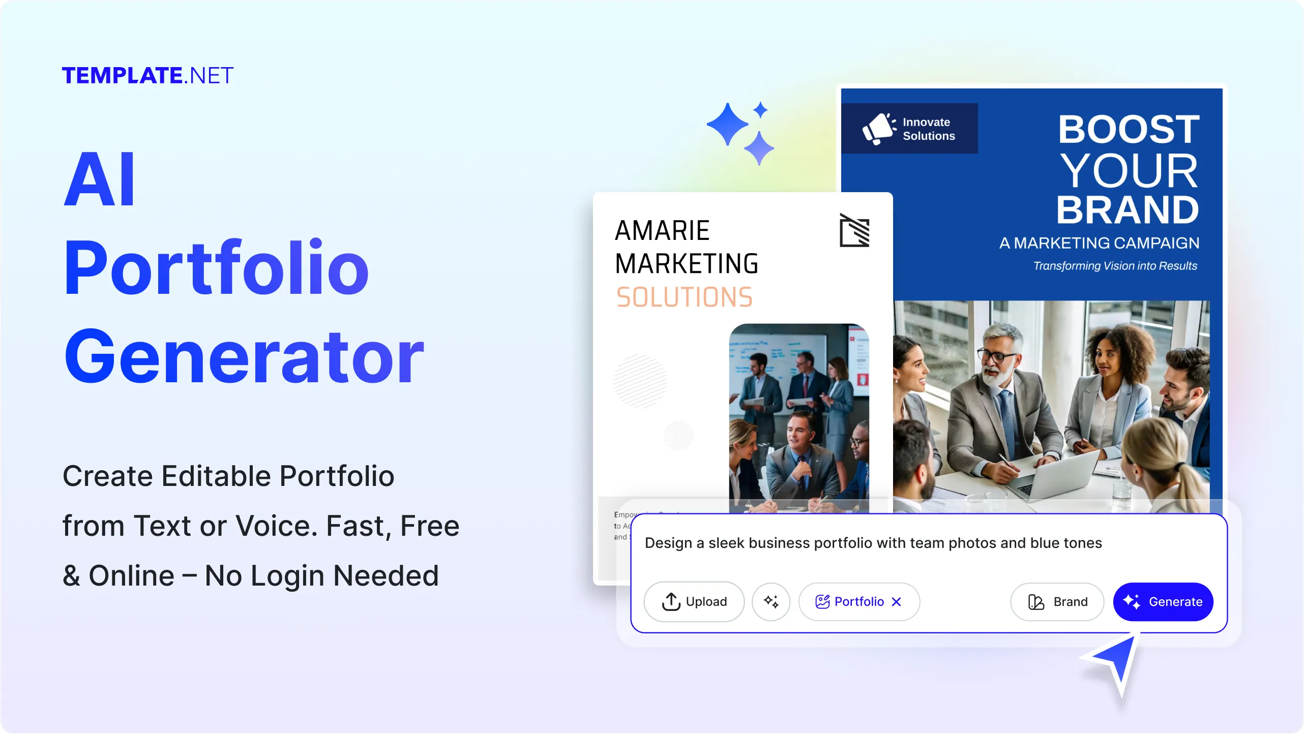 Free AI Portfolio Generator, Free Portfolio Maker Online