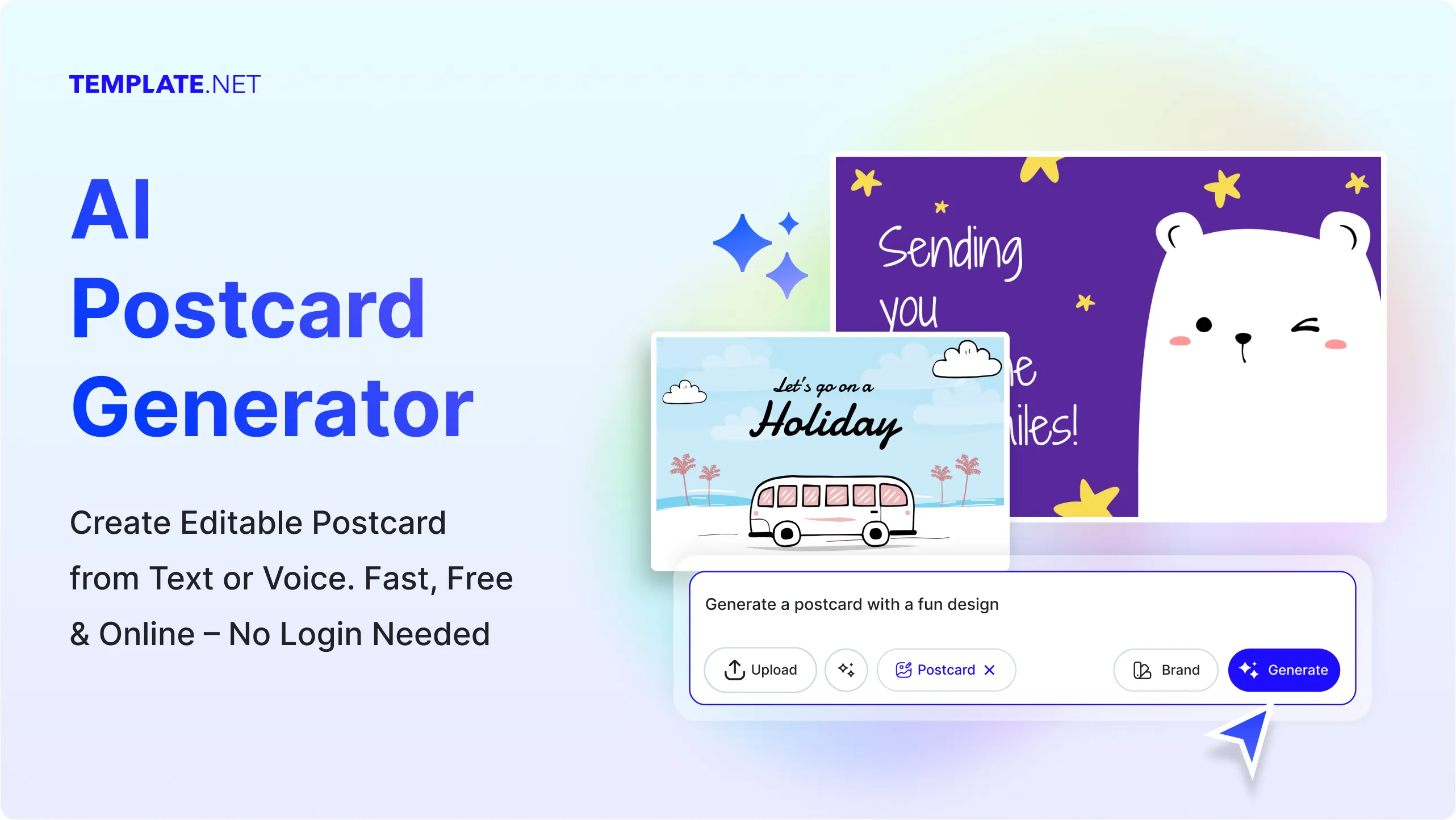 Free AI Postcard Generator, Free Postcard Maker Online