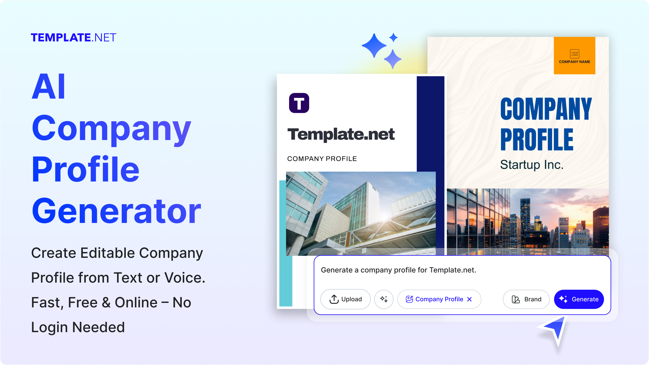 Free AI Company Profile Generator, Free Company Profile Maker Online